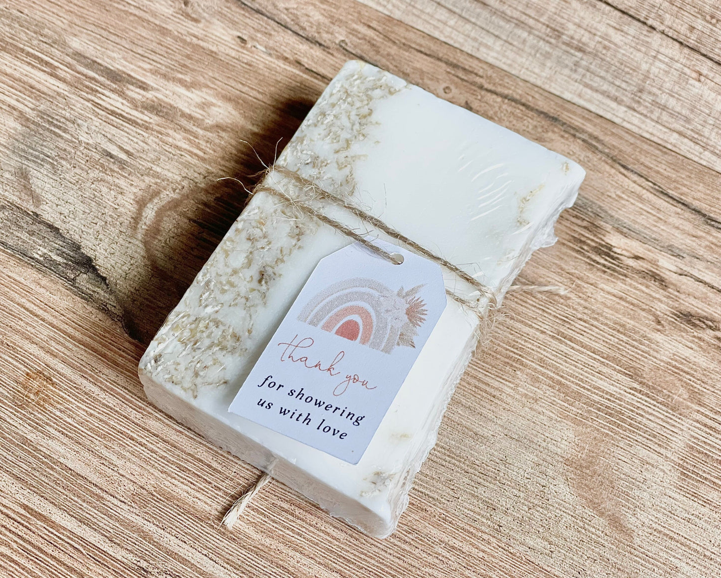 Pink Boho Rainbow Soap Shower Favors Set of 8