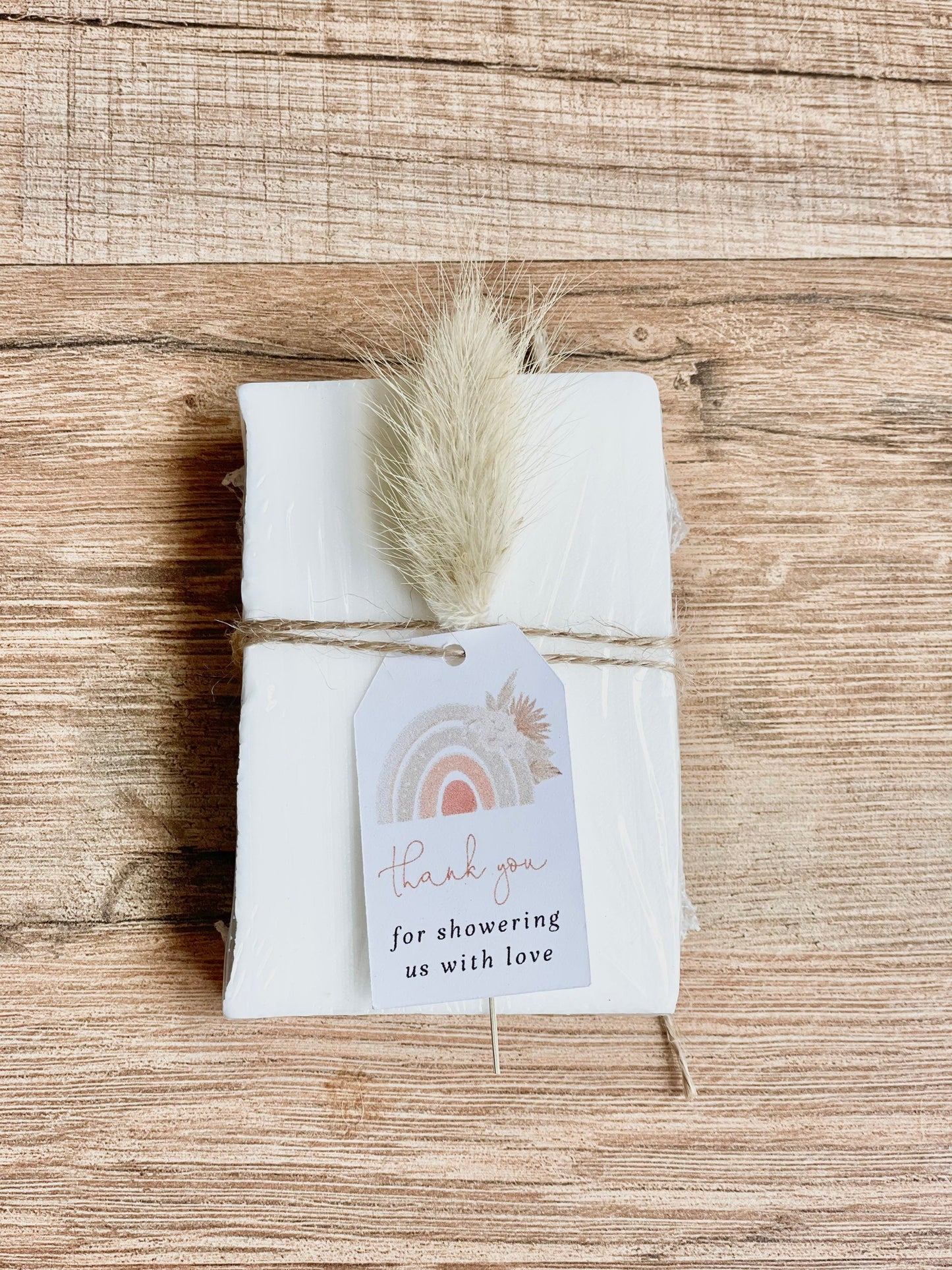 Pink Boho Rainbow Soap Shower Favors Set of 8
