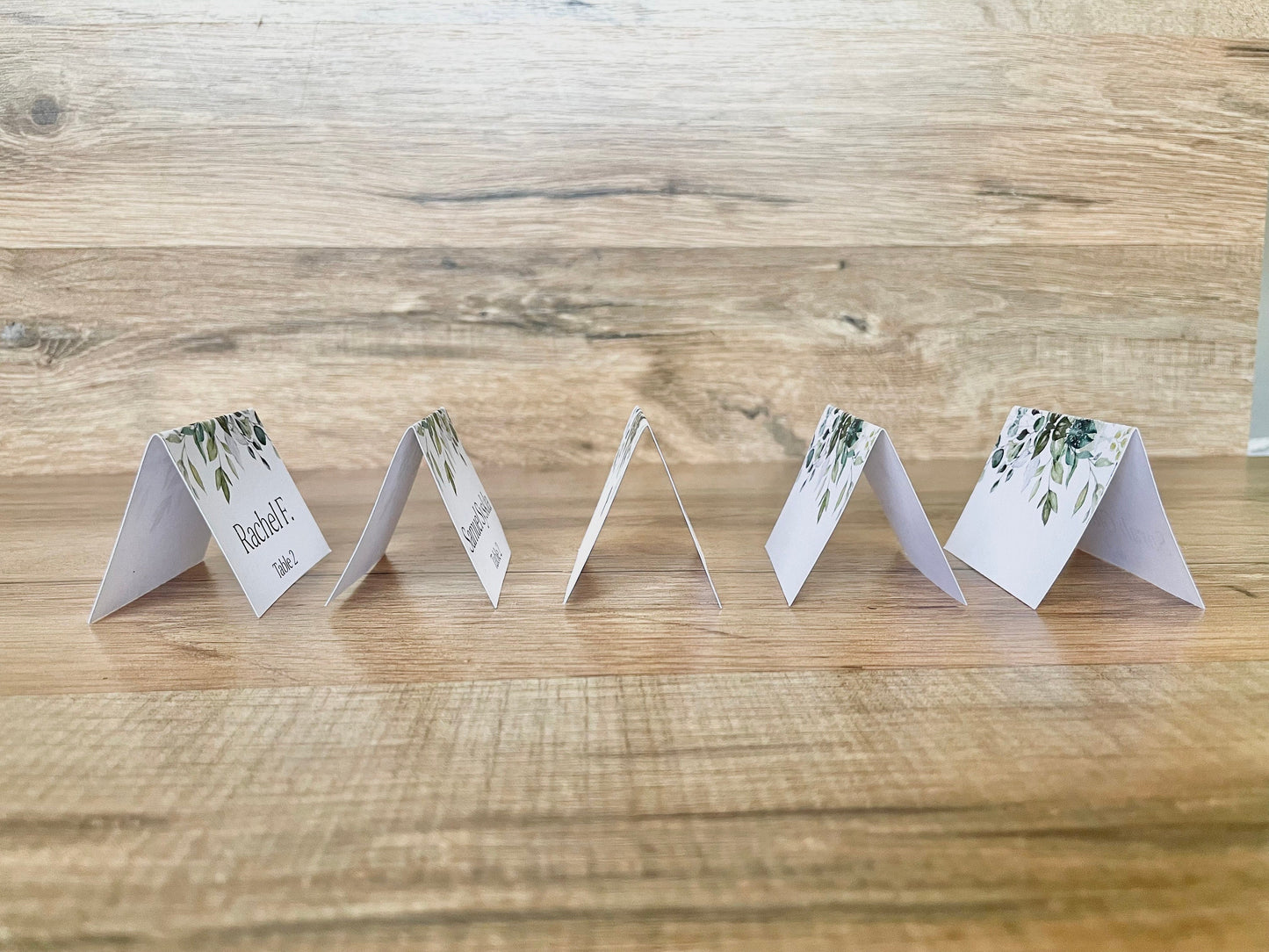 Custom Name Tags Wedding Place Cards Printed