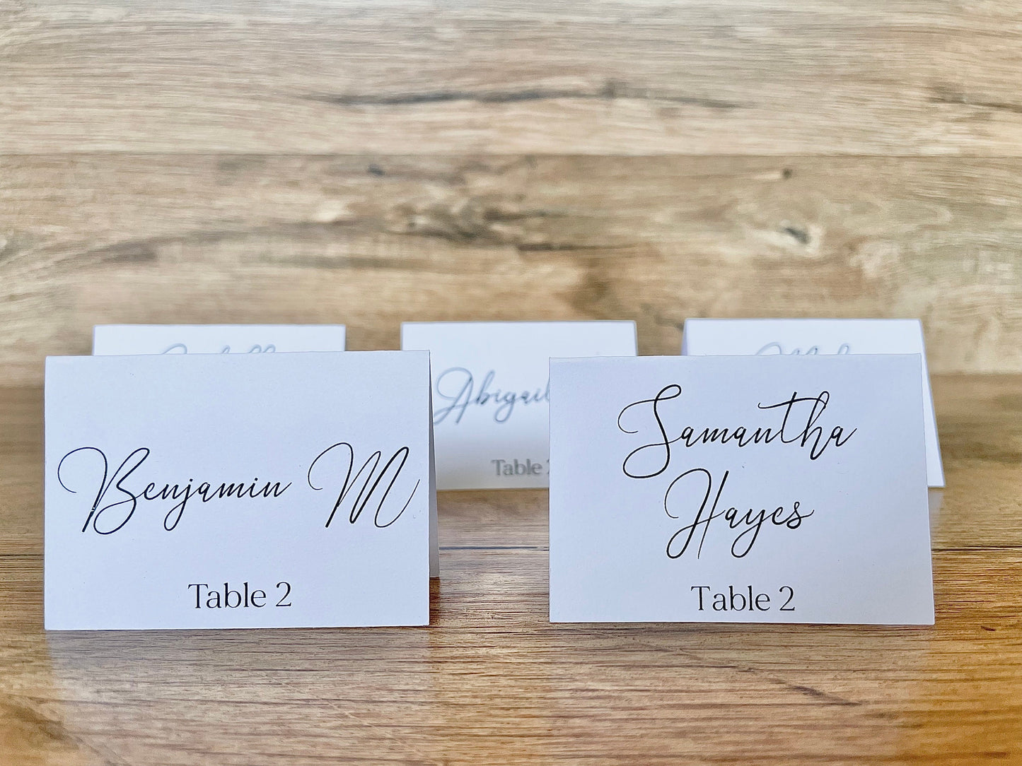 Custom Name Tags Wedding Place Cards Printed