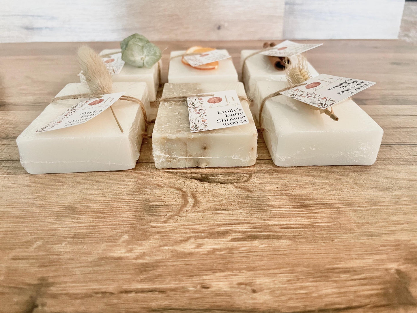 Oh Baby Fall Pumpkin Baby Shower Soap Favors