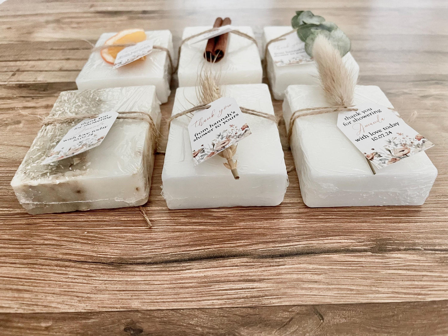 Fall Bridal Shower Soap Favors set of 8