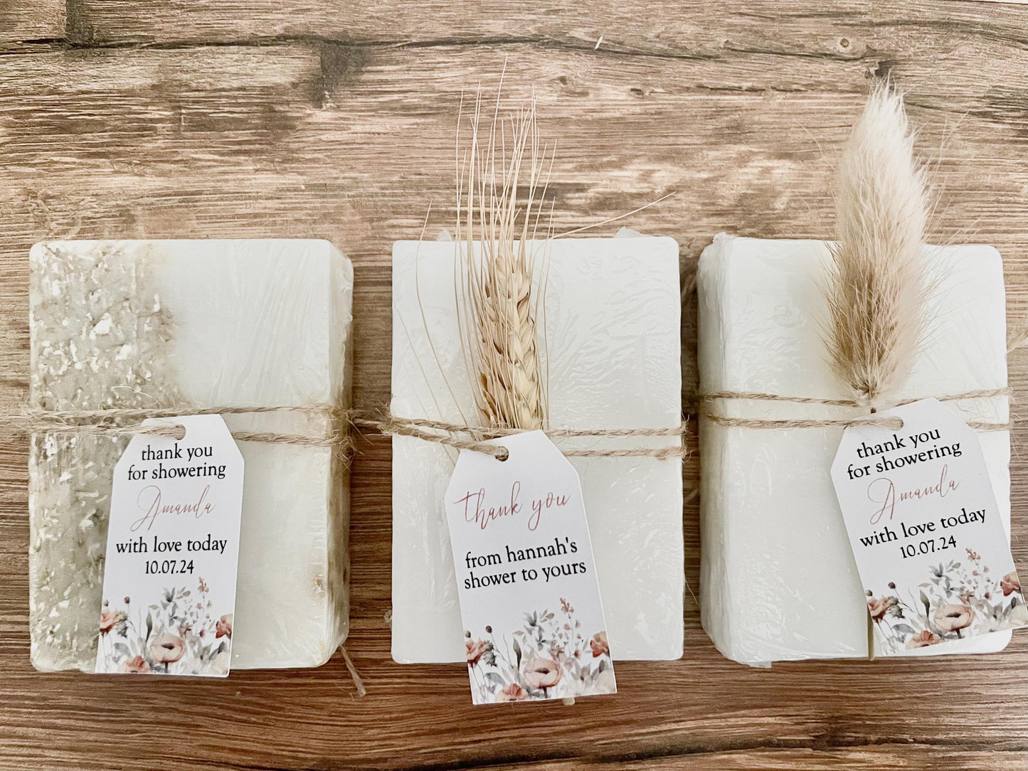 Fall Bridal Shower Soap Favors set of 8