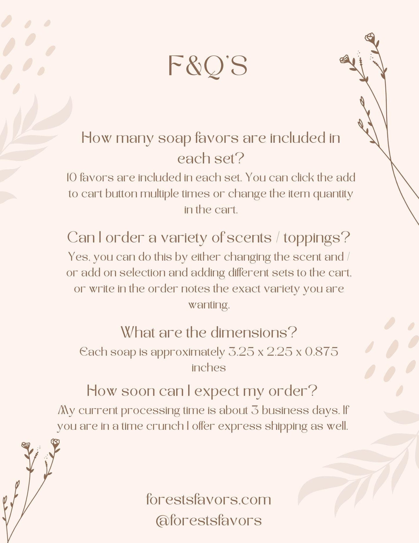 Pink Boho Rainbow Oatmeal Soap Bridal Baby Shower Favors