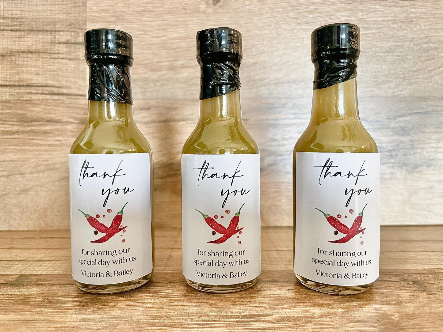 Mini Hot Sauce Wedding Favors, Wedding Favors for Guests in Bulk