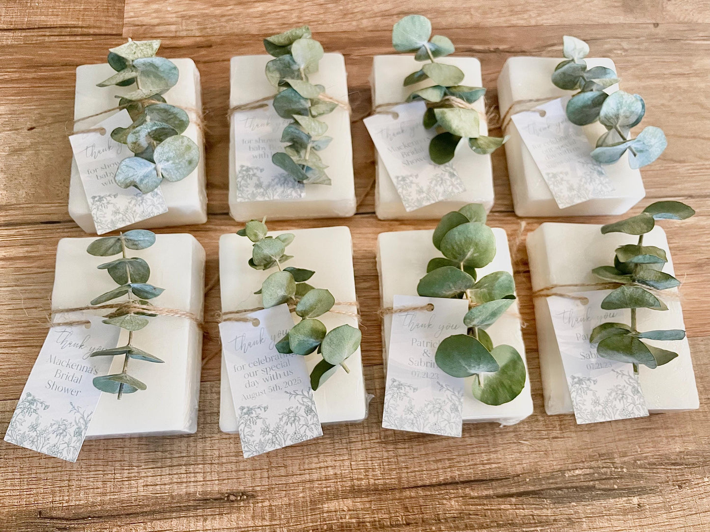 Handmade Soap Favors for Bridal Shower with Personalized Tag, Personalized Wedding Favors, Custom Soap Favors for Baby Shower