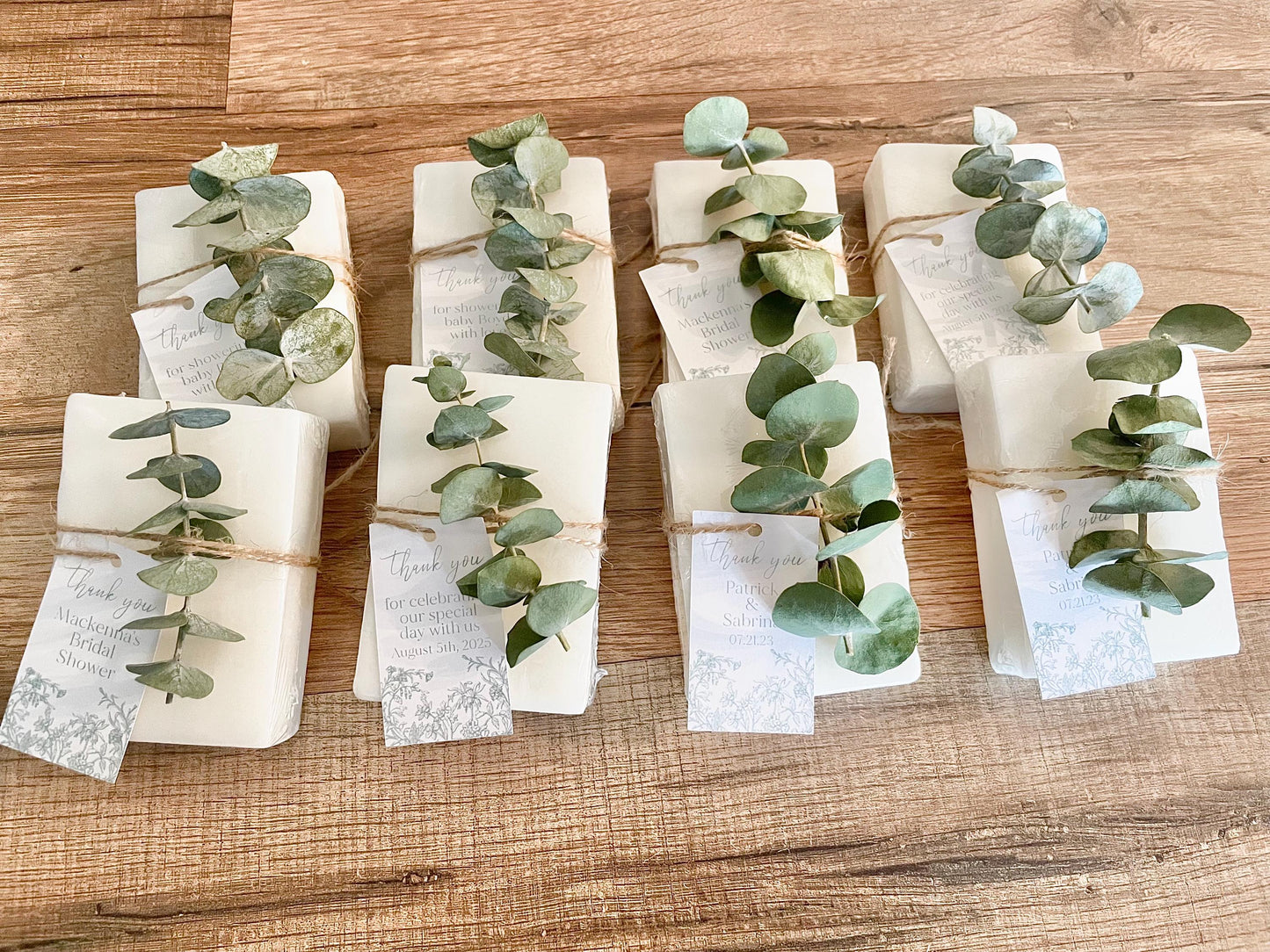 Handmade Soap Favors for Bridal Shower with Personalized Tag, Personalized Wedding Favors, Custom Soap Favors for Baby Shower