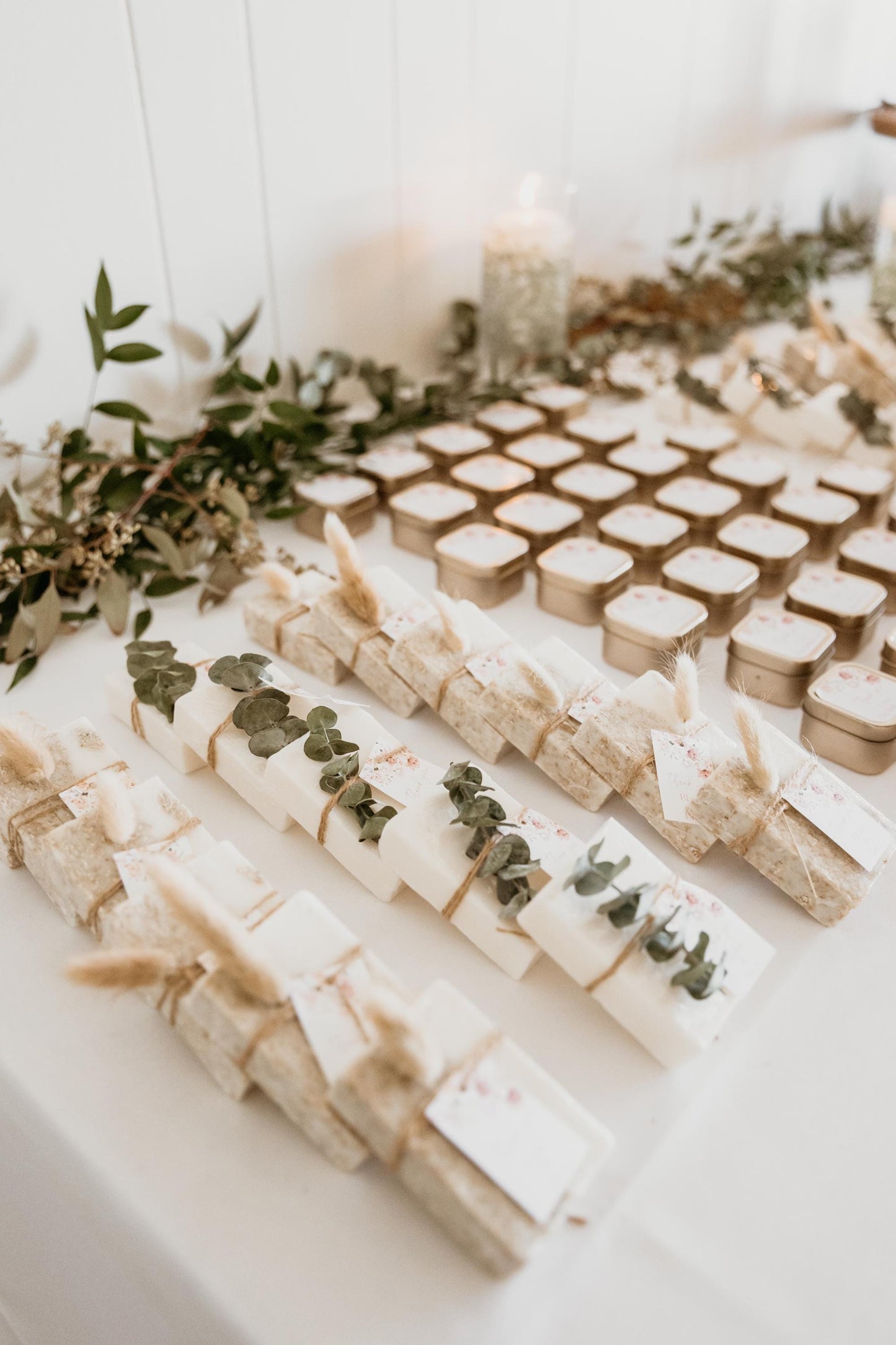 Pink Floral Wedding Shower Favors – Handmade Soap Guest Gifts – Essential Oil Soap Bars – Personalized – Set of 8 Baby or Bridal Favors