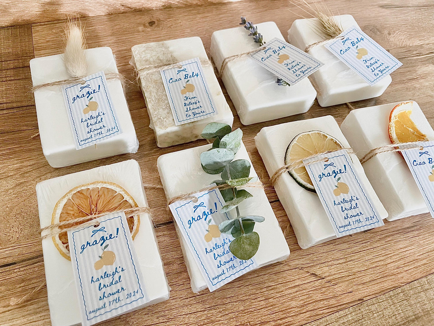 handmade soap bar favors for guests in bulk