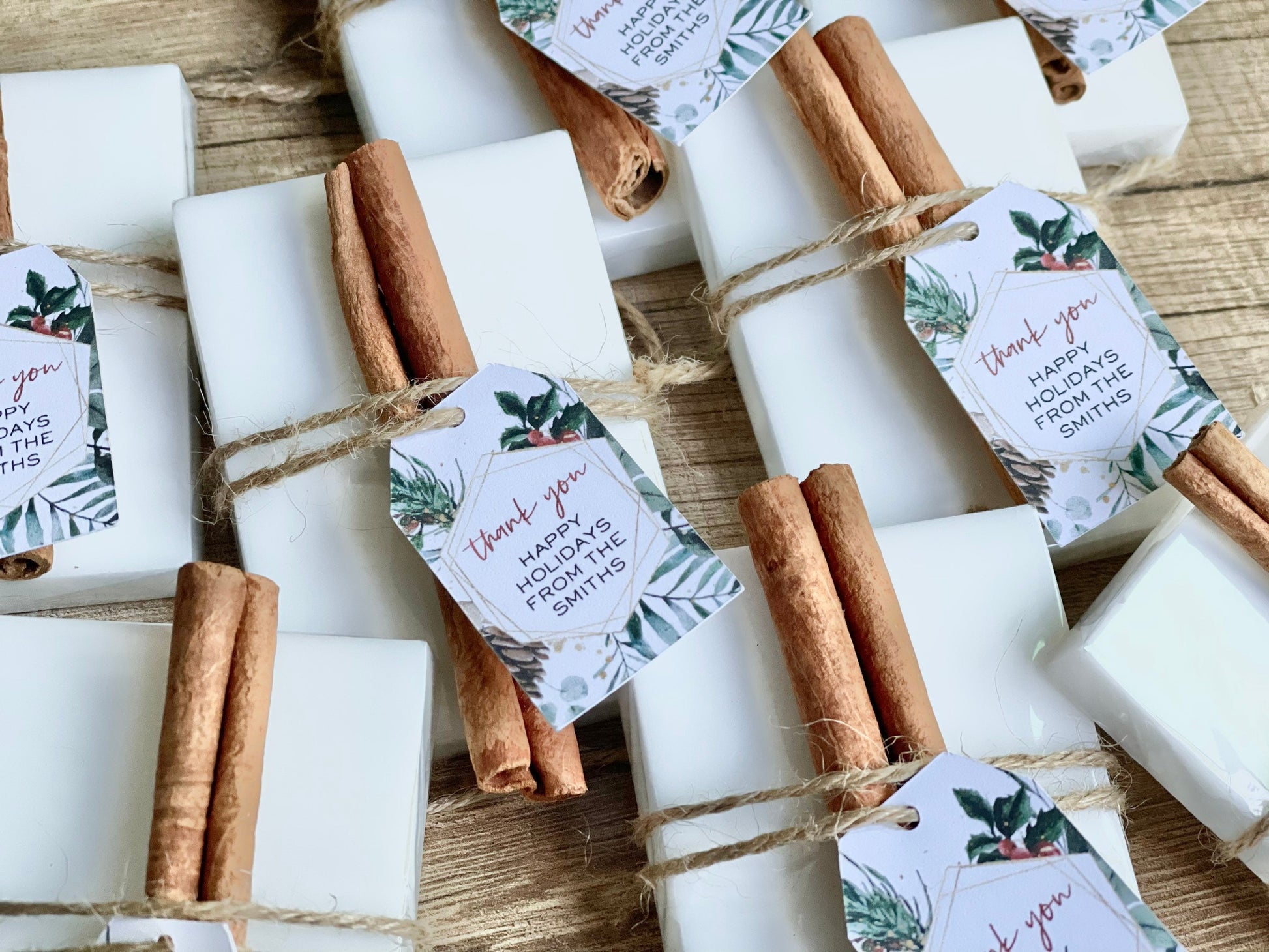 Holiday Christmas Party Soap Favors