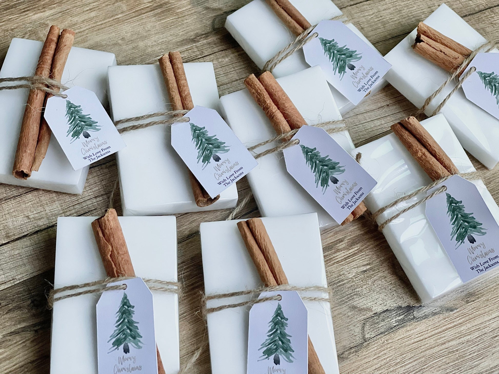 Holiday Christmas Party Soap Favors