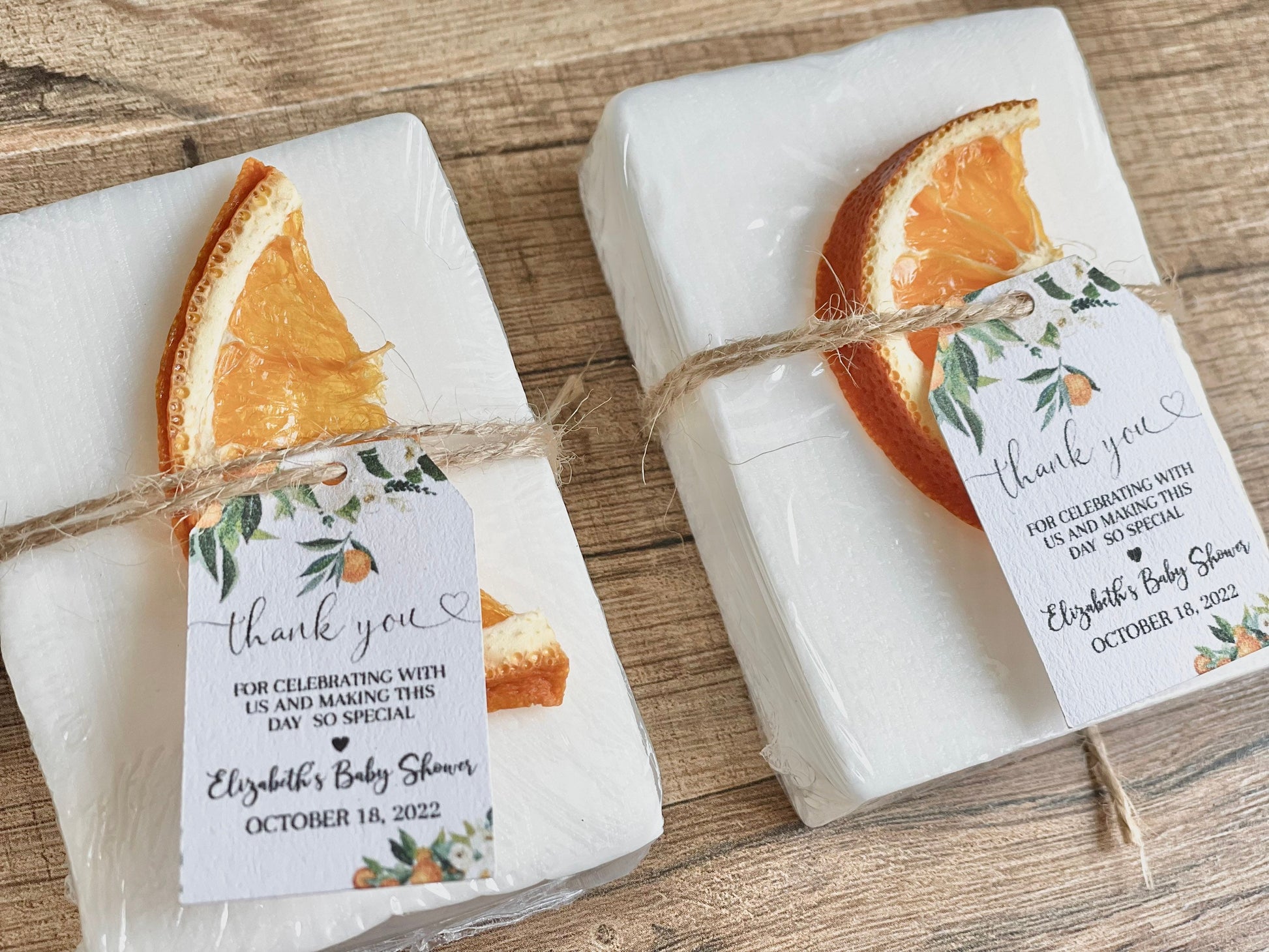 Personalized Soap Favors: A Little Cutie is on the way Baby Shower, Bridal Shower, Handmade (Set of 8)