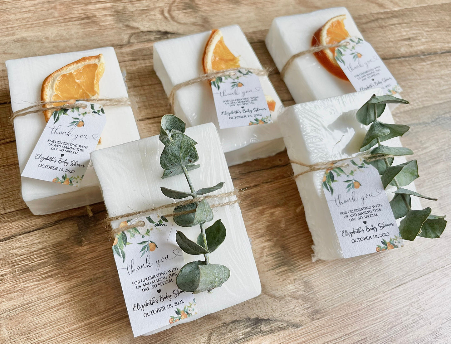 Personalized Soap Favors: A Little Cutie is on the way Baby Shower, Bridal Shower, Handmade (Set of 8)