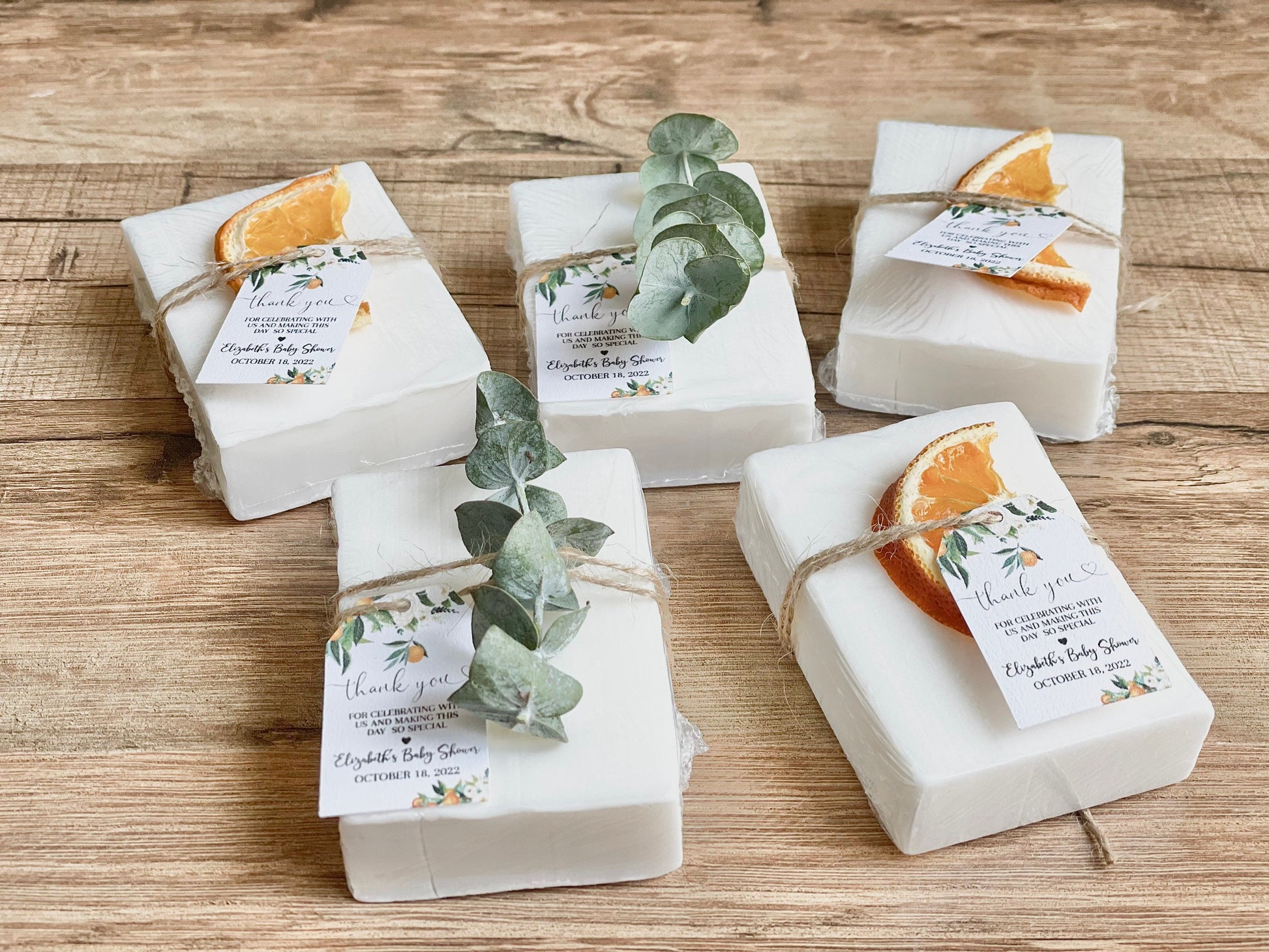 Personalized Soap Favors: A Little Cutie is on the way Baby Shower, Bridal Shower, Handmade (Set of 8)