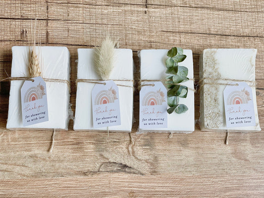Pink Boho Rainbow Soap Shower Favors Set of 8