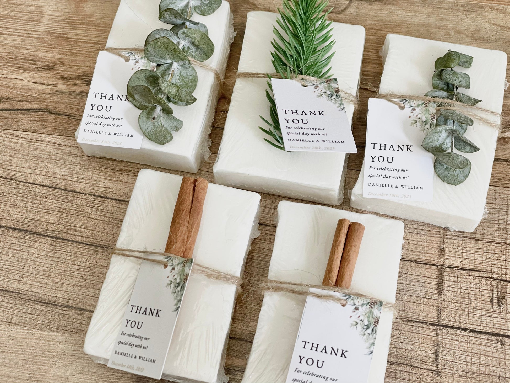 Winter Wedding Favors for Guests, Bridal Shower Soap Favors, Bulk Soap Favors