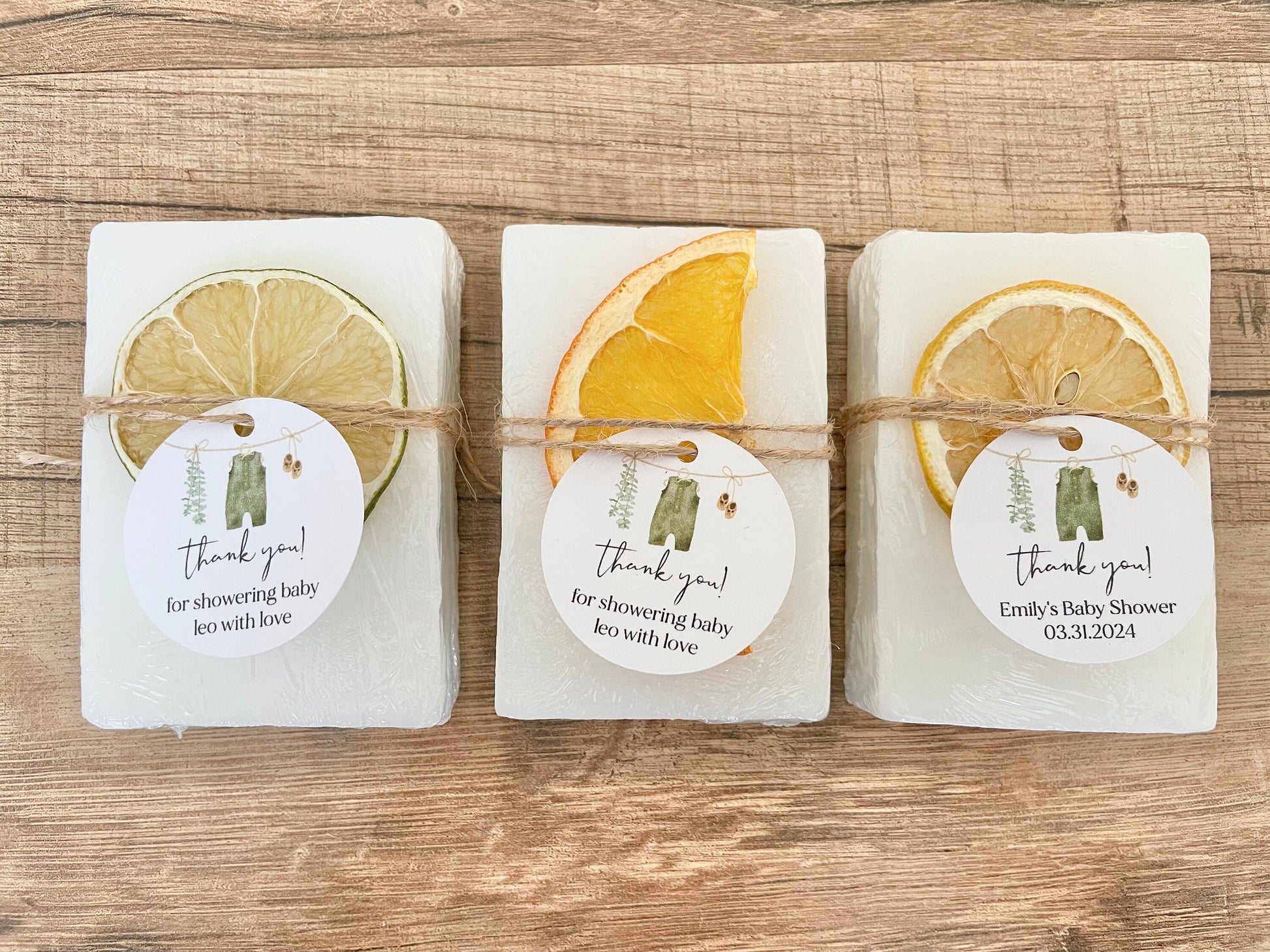 Gender Neutral Baby Shower Soap Favors for Guests