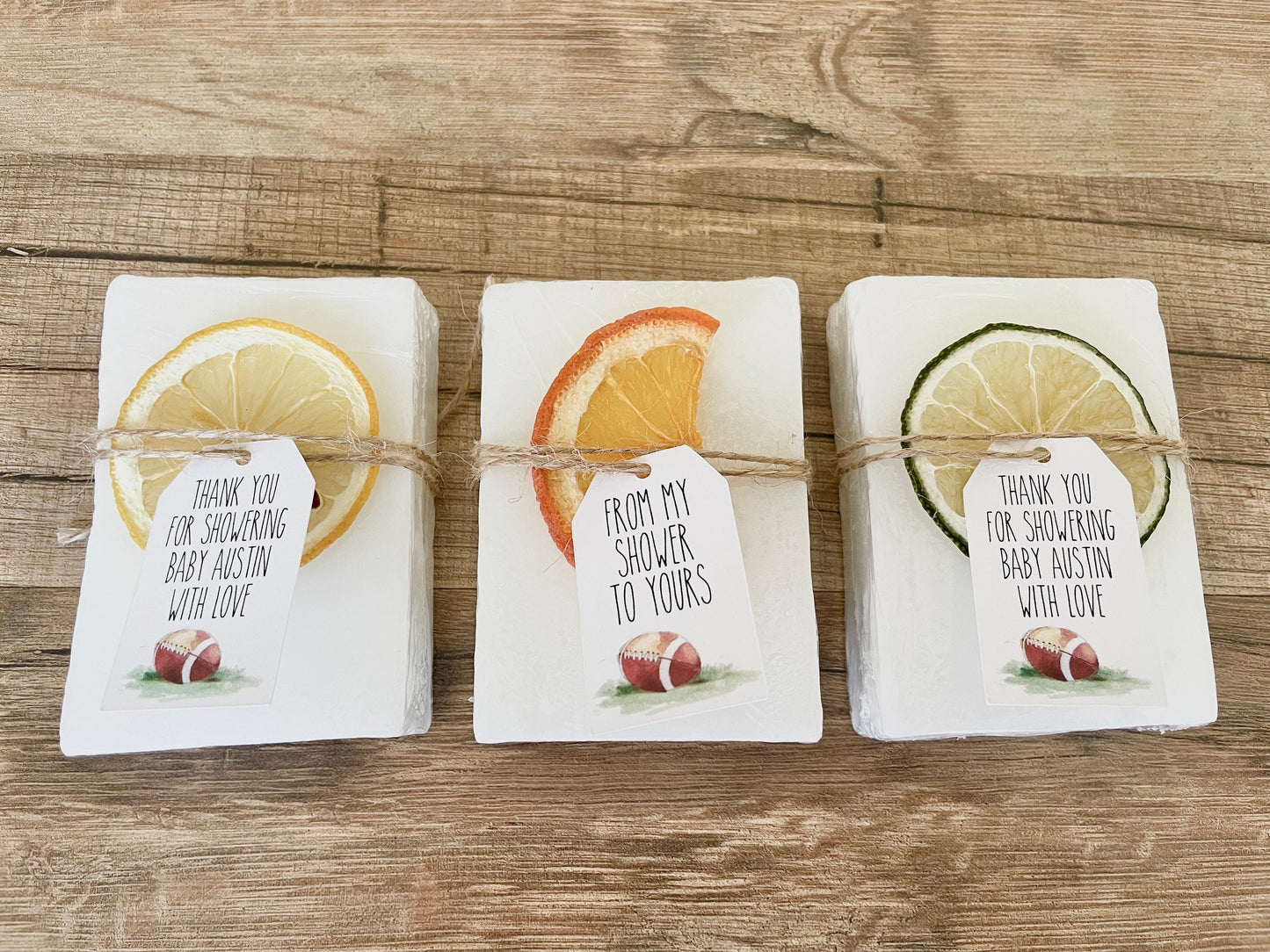 Baby Shower Soap Favors Boy Football Birthday Party Favors