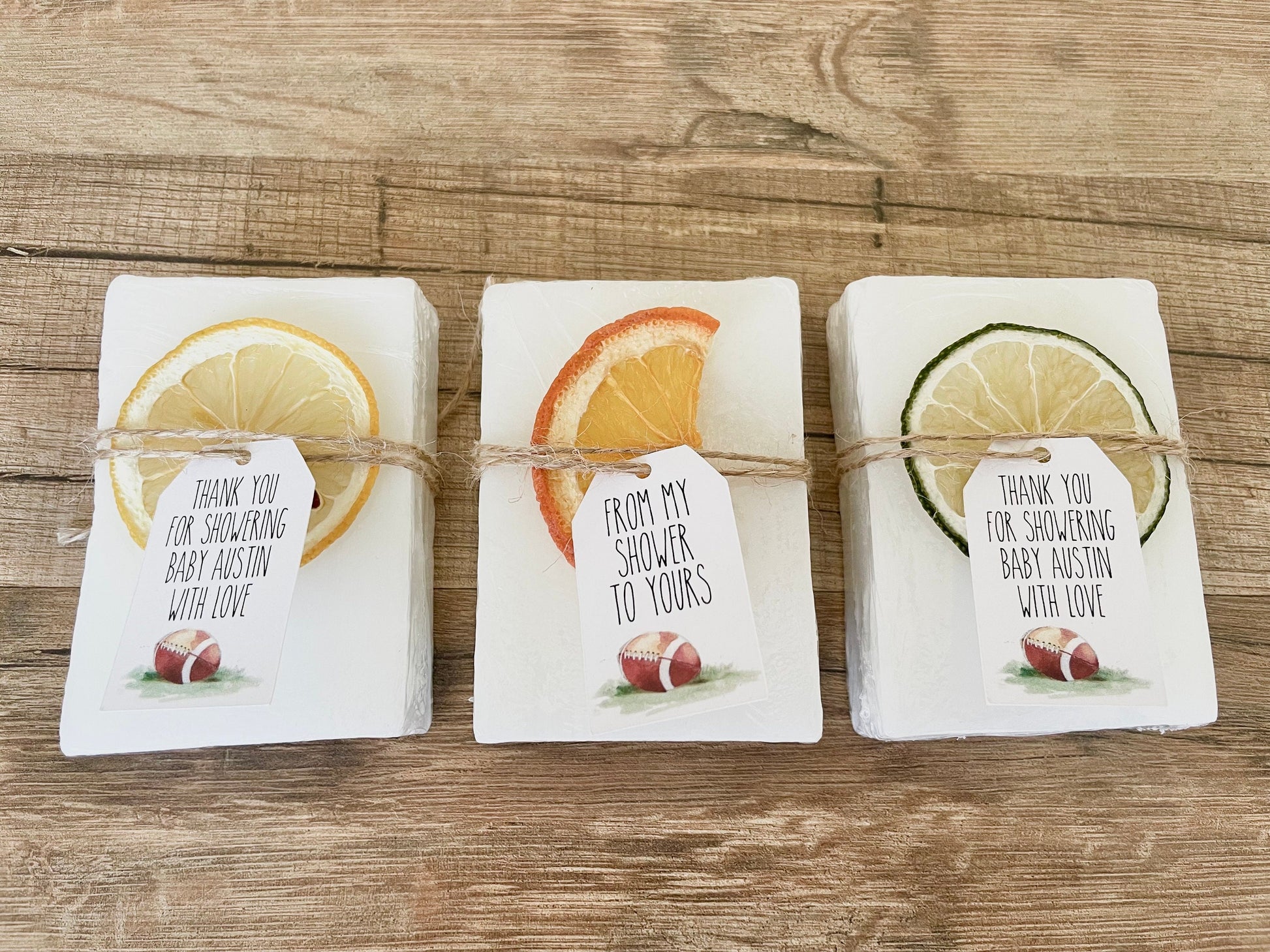 Baby Shower Soap Favors Boy Football Birthday Party Favors