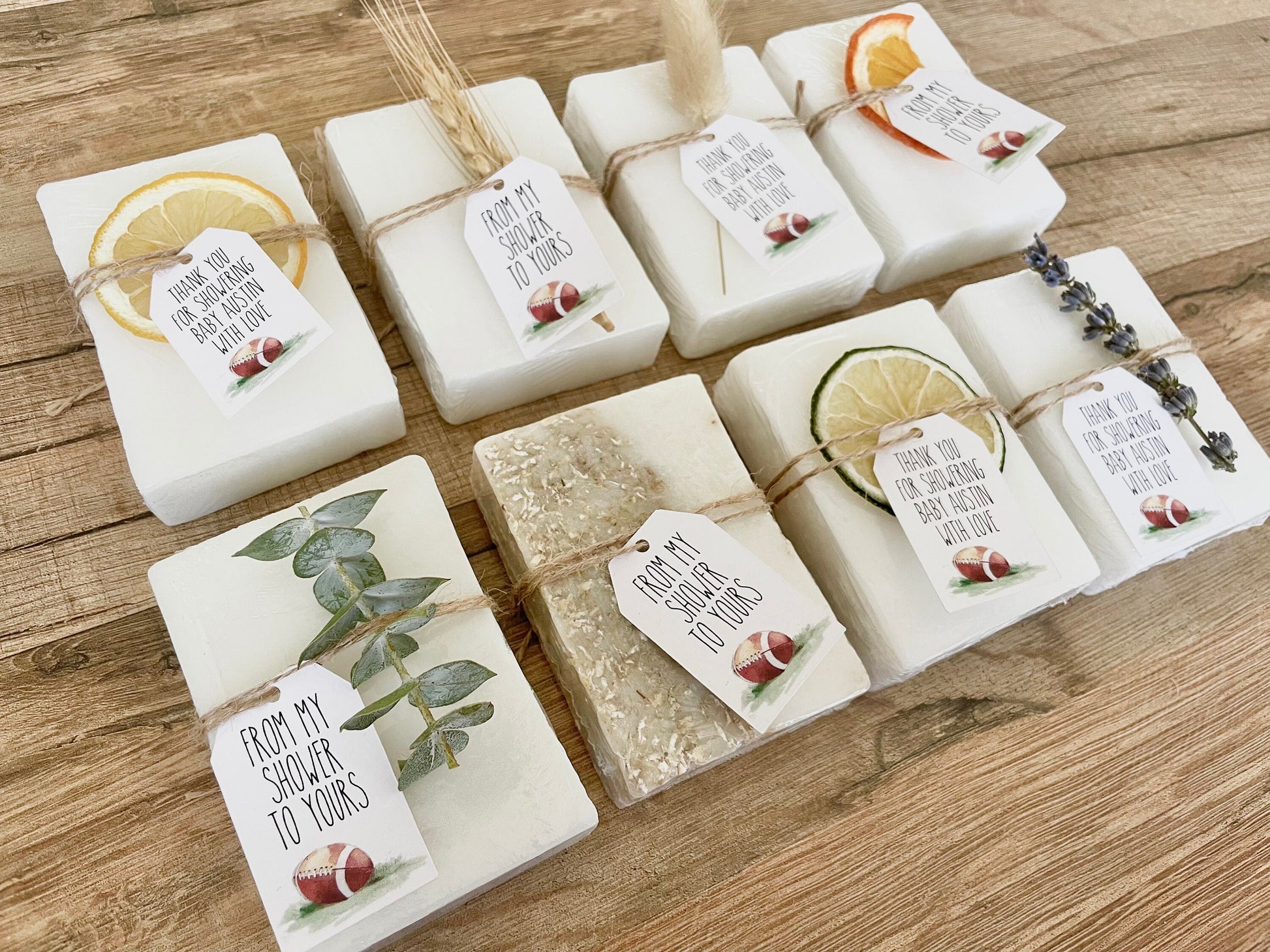 Baby Shower Soap Favors Boy Football Birthday Party Favors