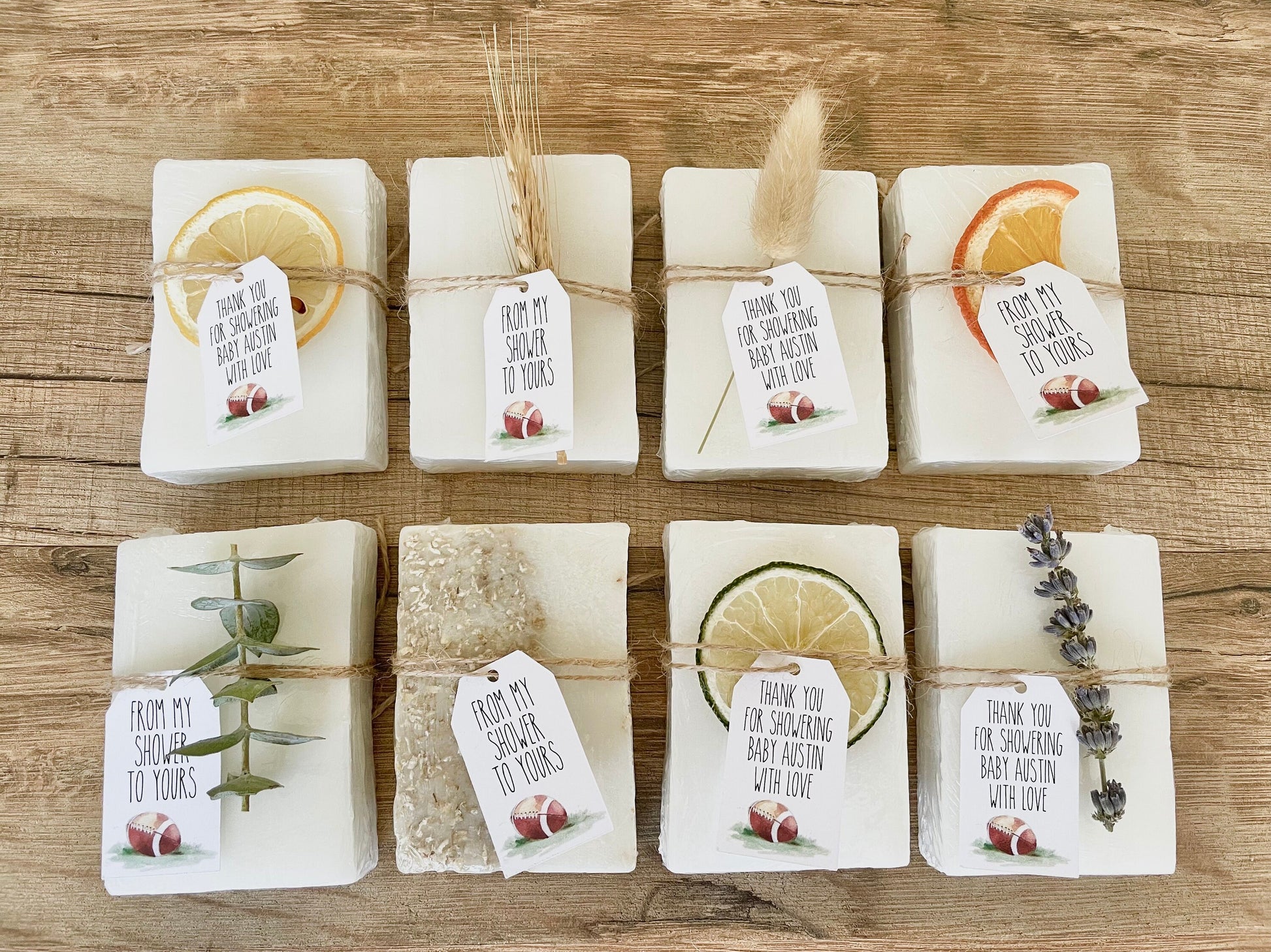 Baby Shower Soap Favors Boy Football Birthday Party Favors