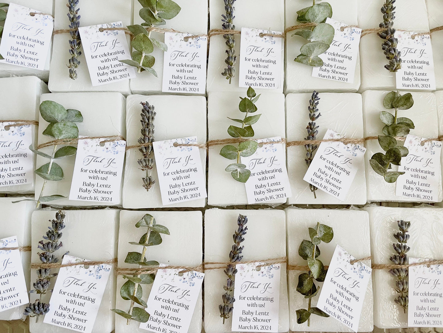 Garden Party Floral Wedding & Bridal Shower Soap Favors – Handmade Guest Gifts