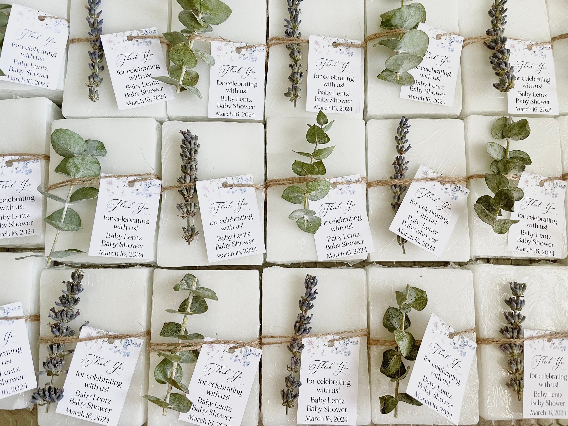 Garden Party Floral Wedding & Bridal Shower Soap Favors – Handmade Guest Gifts