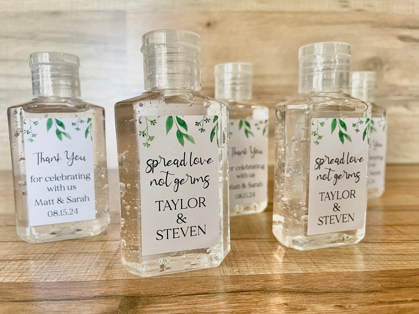Hand Sanitizer Wedding Bridal Baby Shower Favors