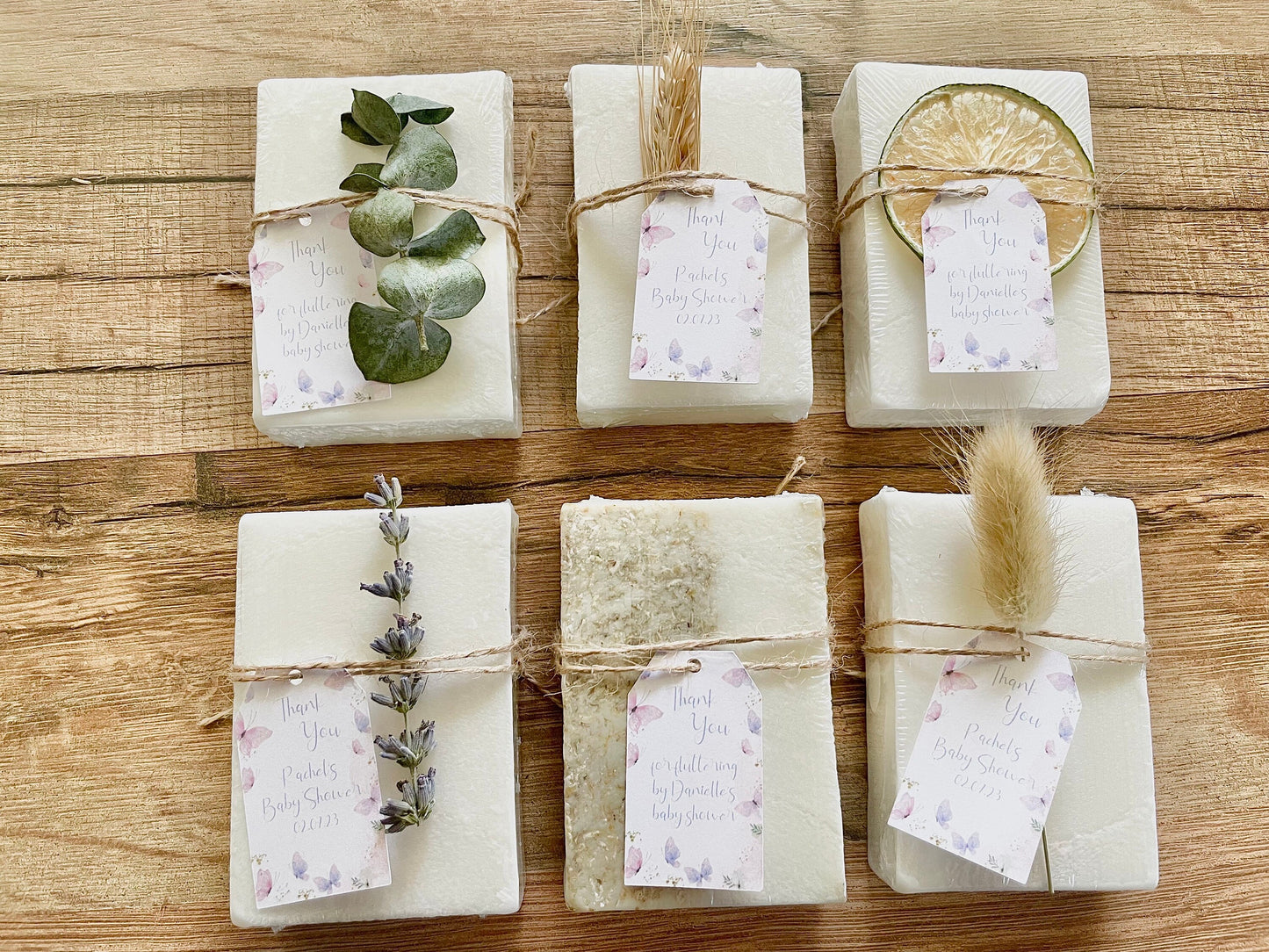 Purple Butterflies Bridal Shower Soap Favors