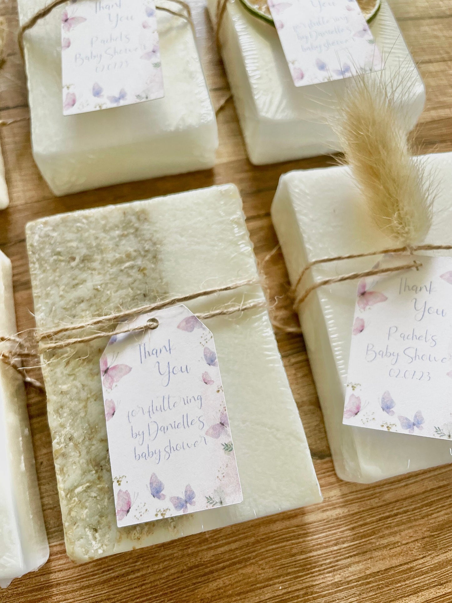 Purple Butterflies Bridal Shower Soap Favors