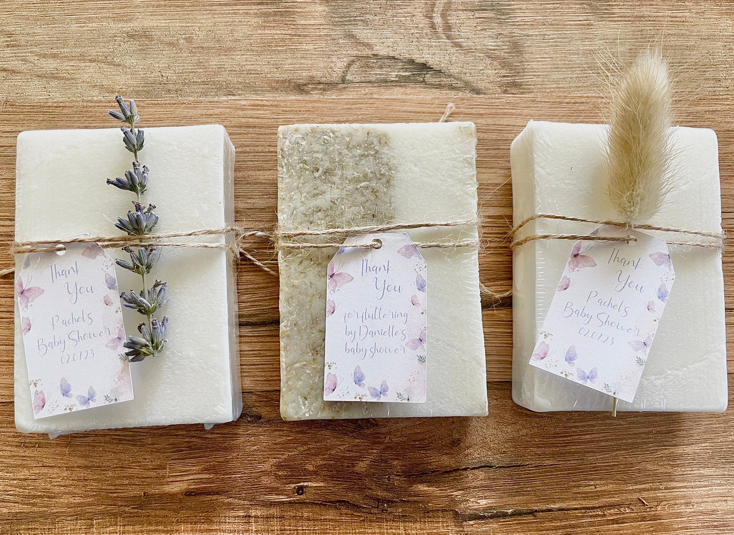 Purple Butterflies Bridal Shower Soap Favors