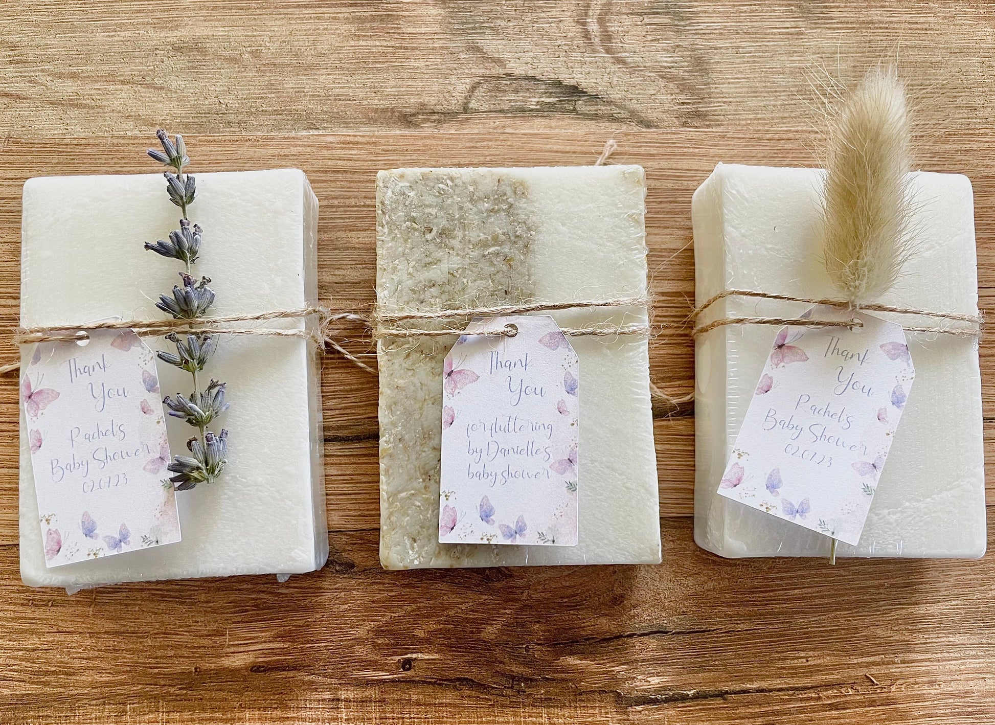 Purple Butterflies Bridal Shower Soap Favors
