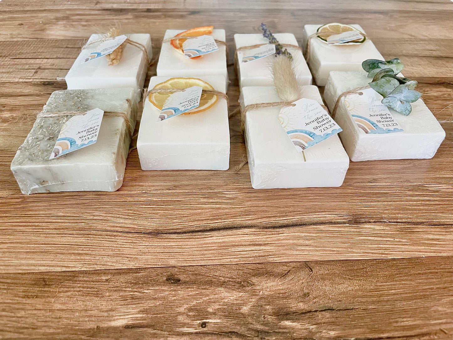 Here Comes the Son Personalized Baby Shower Favors