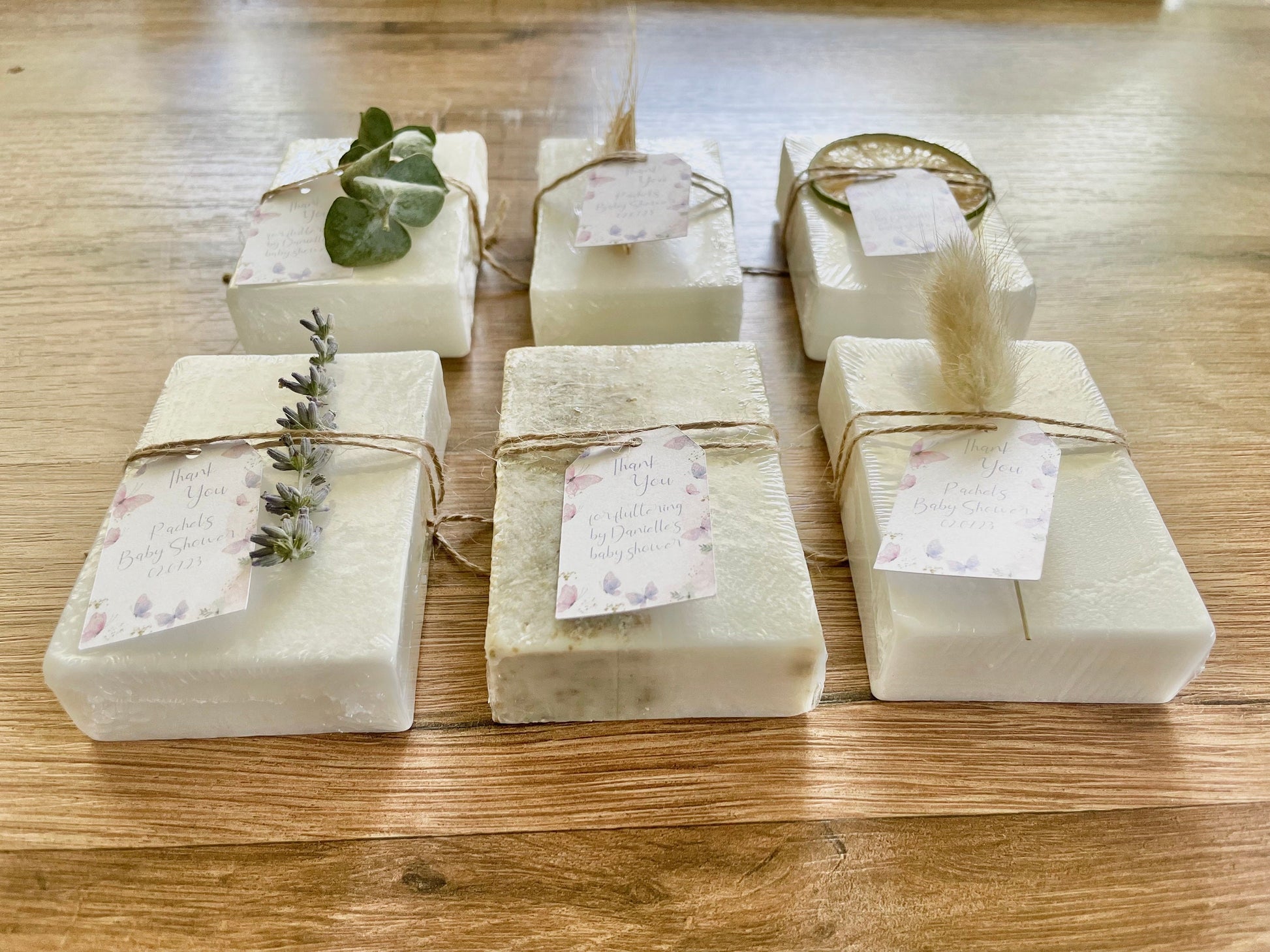 Purple Butterflies Bridal Shower Soap Favors