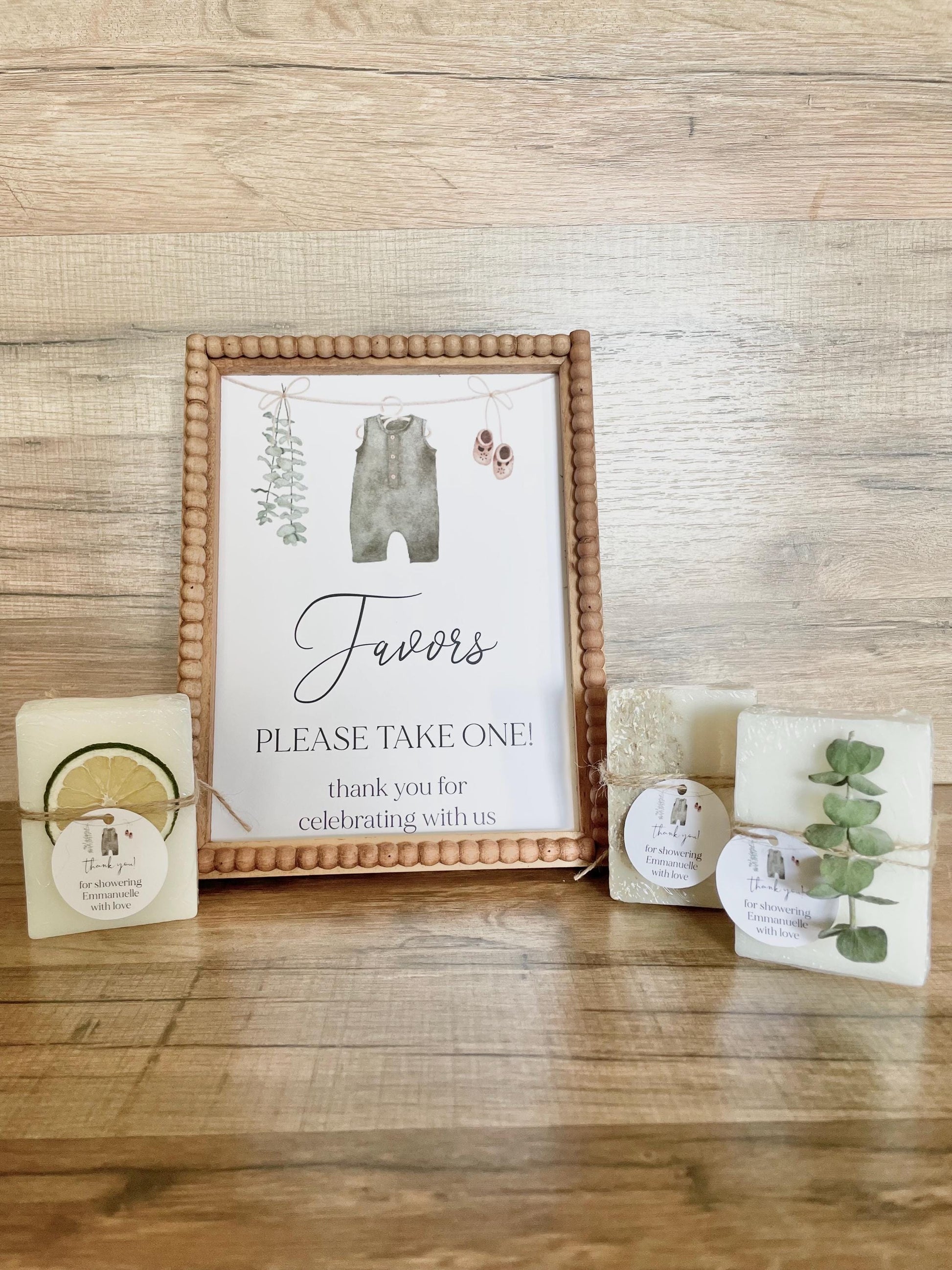 Gender Neutral Baby Shower Soap Favors – Handmade Guest Gifts