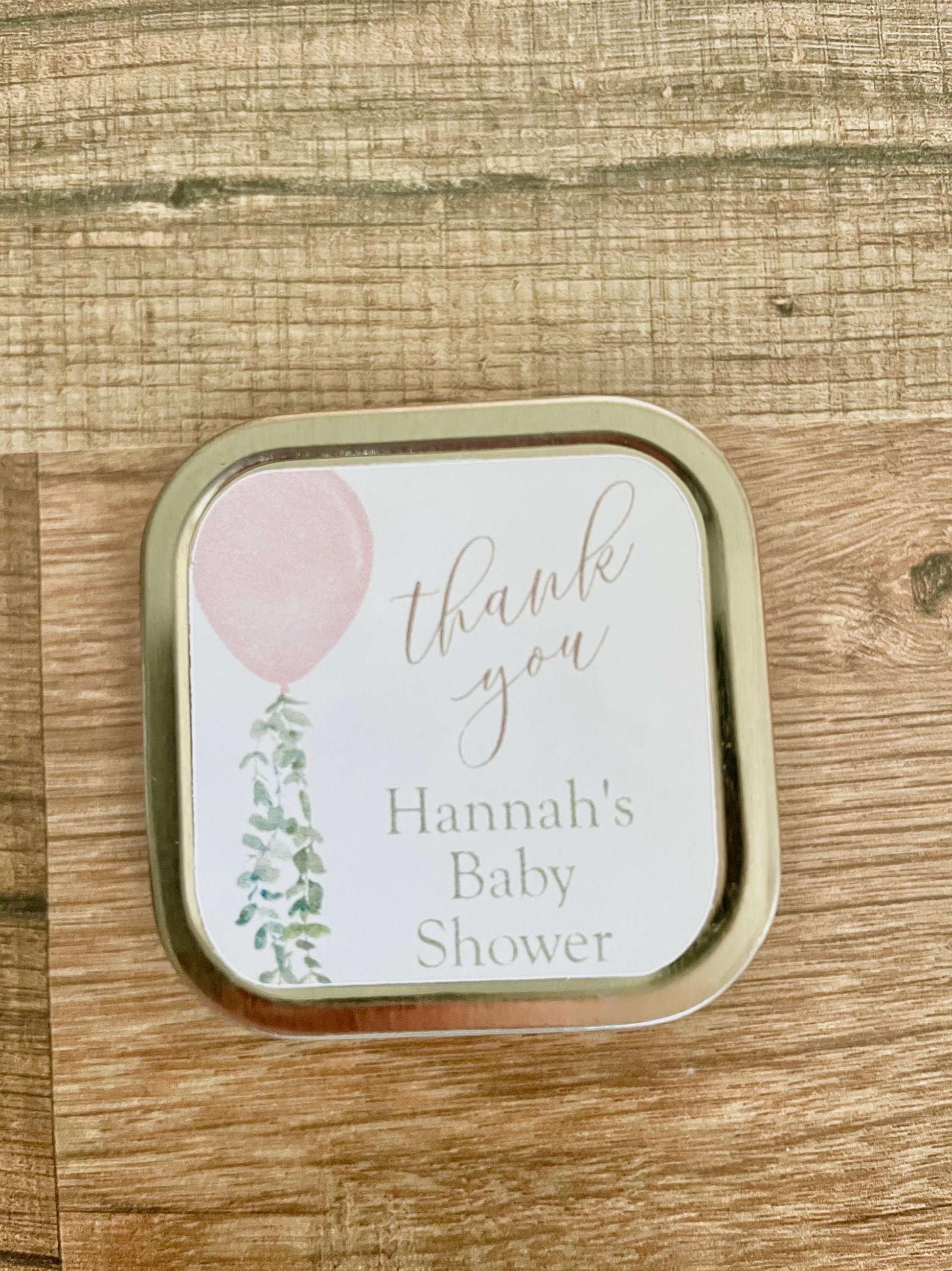 Gold Mini Candle, Baby Shower Favors for Guests, Personalized Candle Bulk Favors, Custom Baby Shower Favors