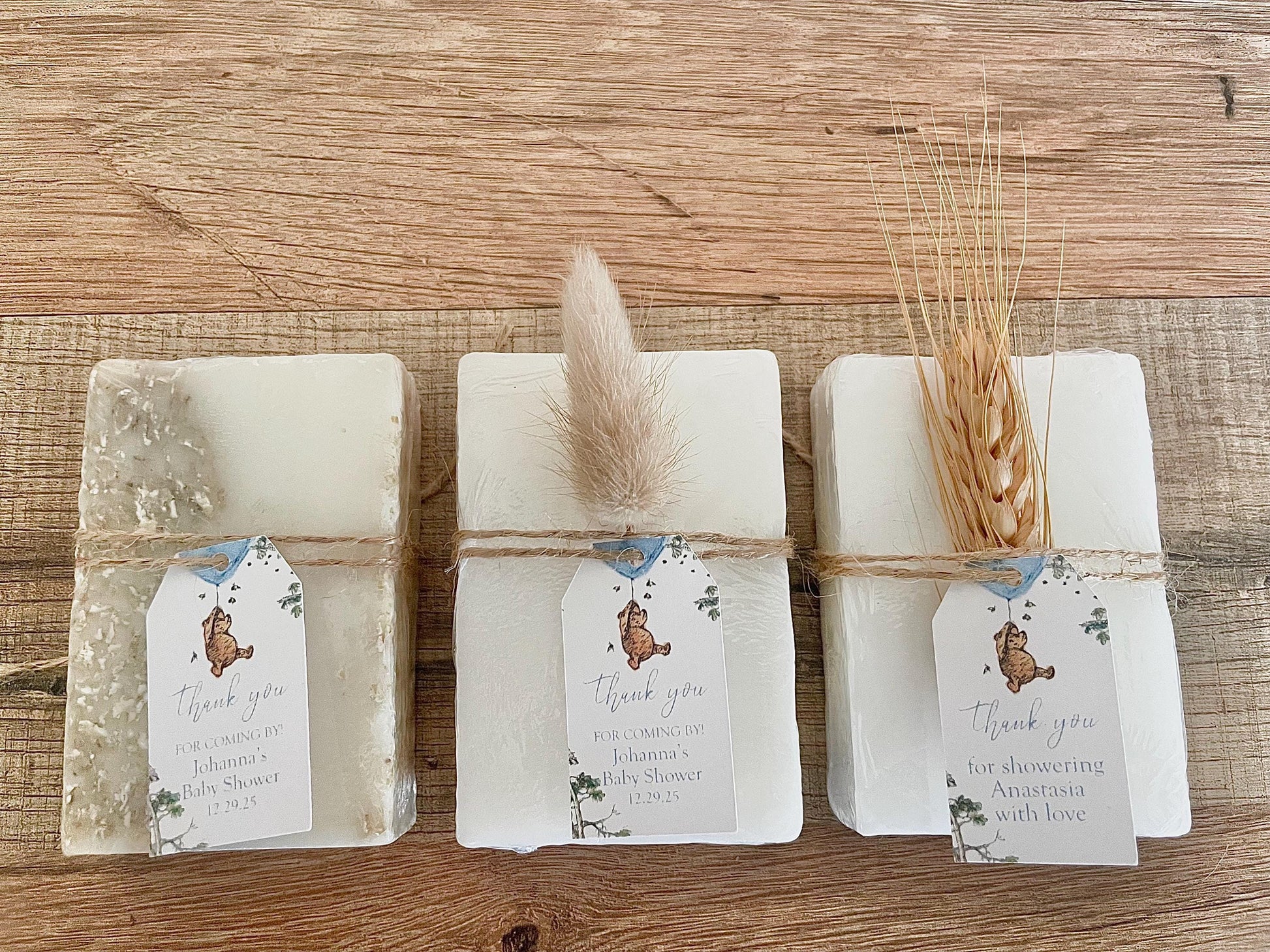 Winnie the Pooh Baby Shower Favors Soaps set of 8