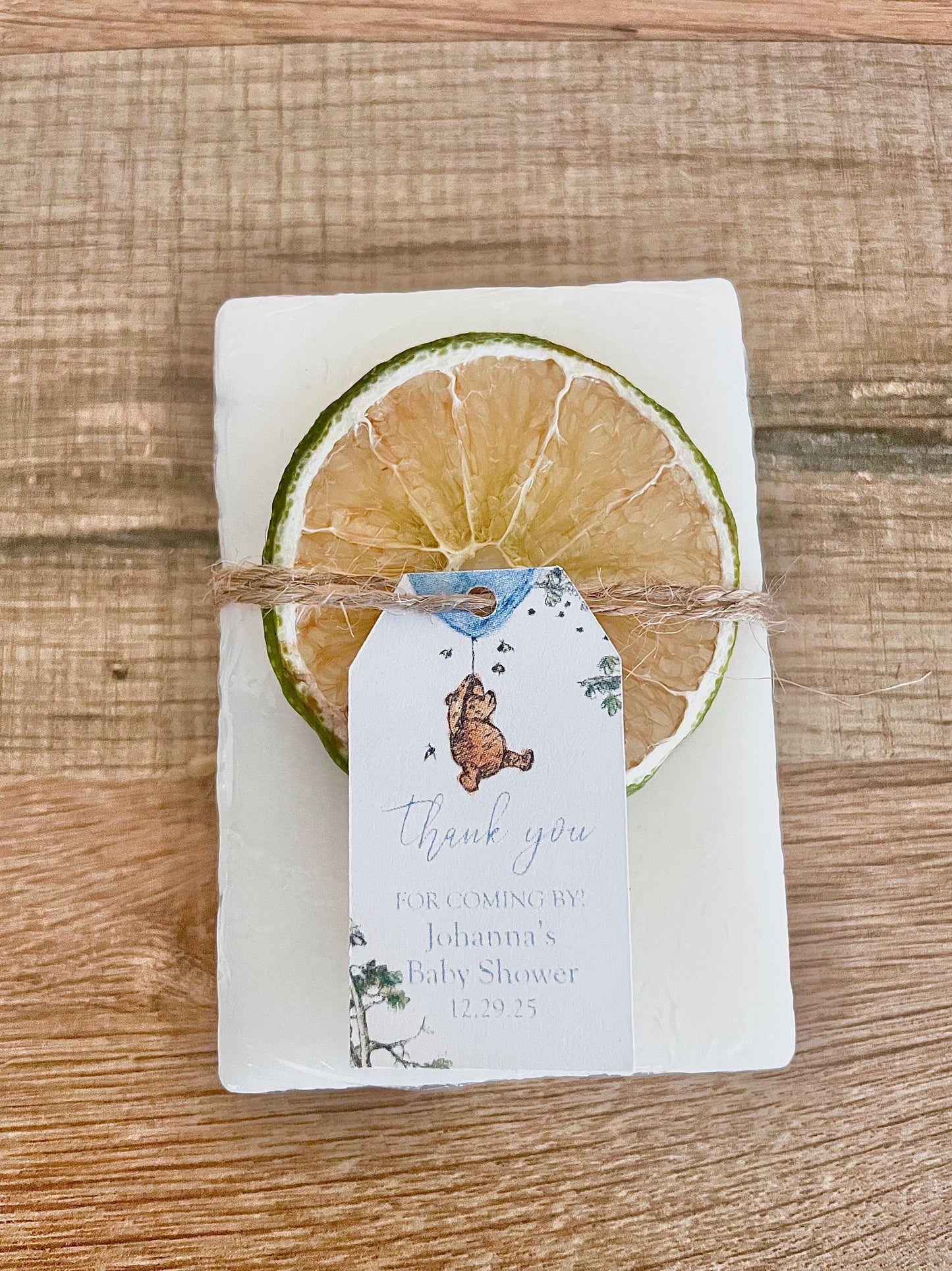 Winnie the Pooh Baby Shower Favors Soaps set of 8