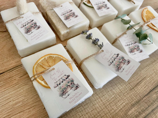 Fresh Off the Market Bridal Shower Favors - Baby in Bloom Shower Favors - Locally Grown Baby Shower Favors