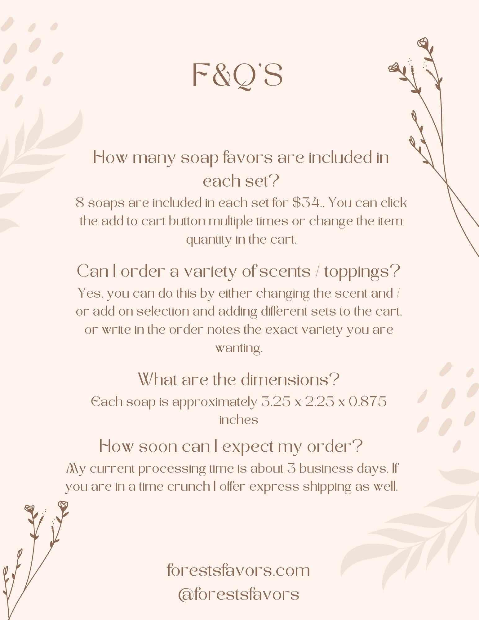 Love at First Spritz Bridal Shower Soap Favors