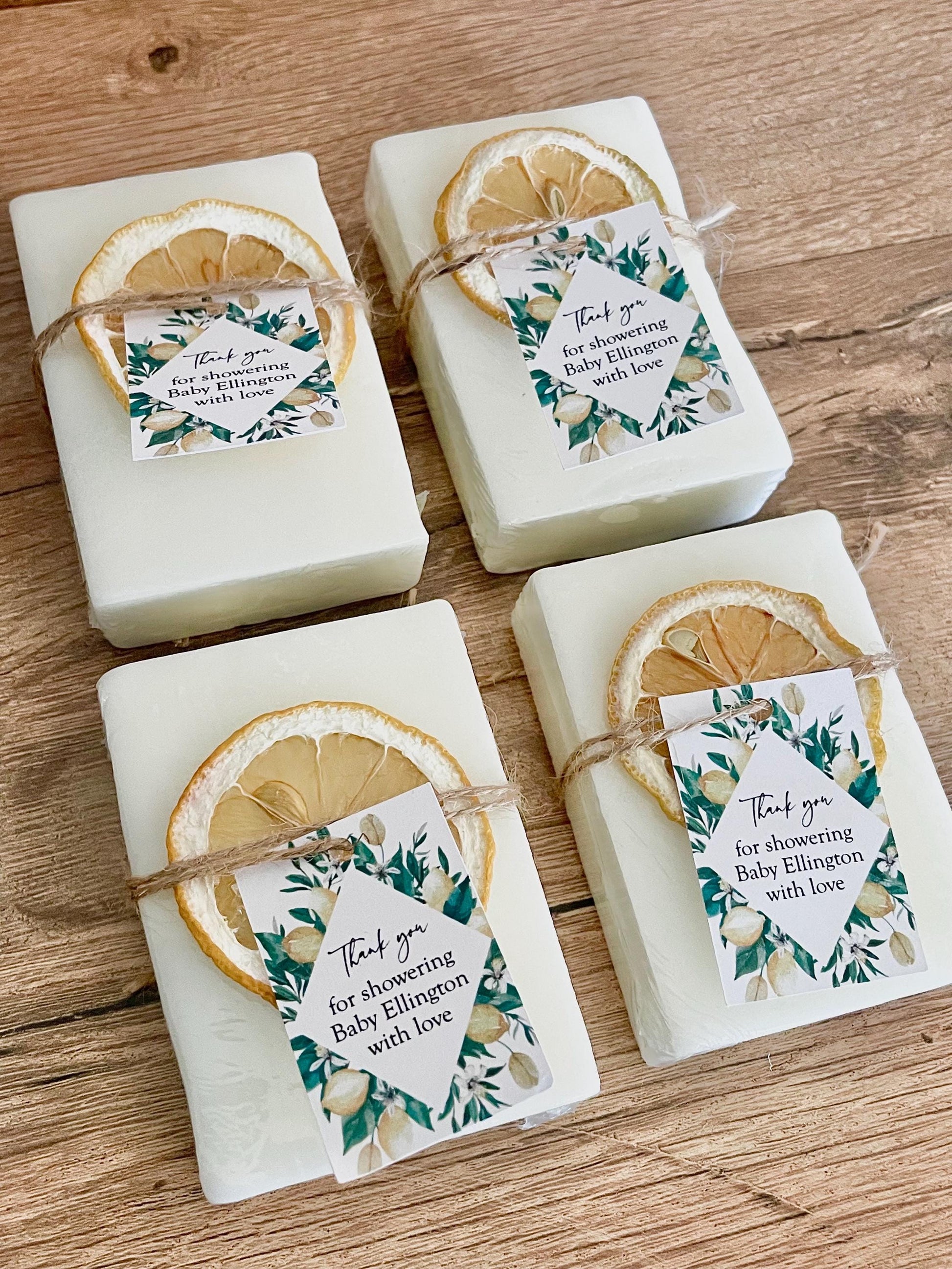 Bridal shower favors in bulk, lemon baby shower, main squeeze bridal shower favors, handmade soap favors for guests