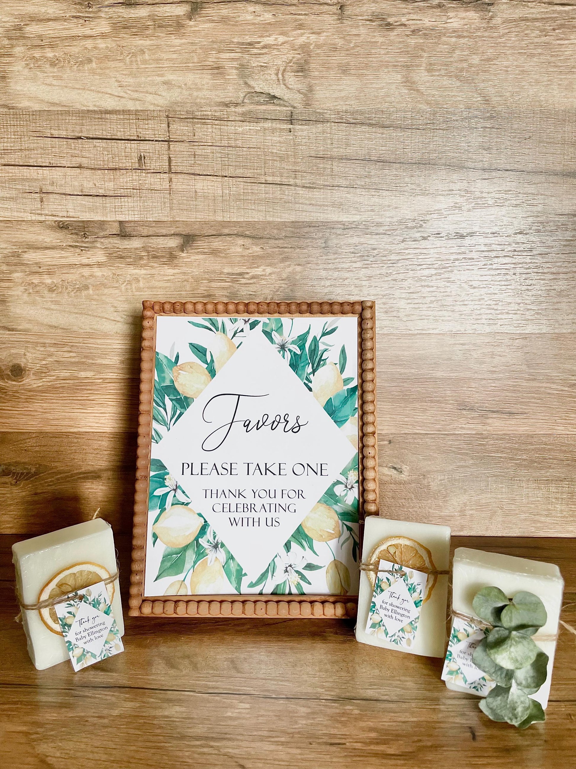 Bridal shower favors in bulk, lemon baby shower, main squeeze bridal shower favors, handmade soap favors for guests