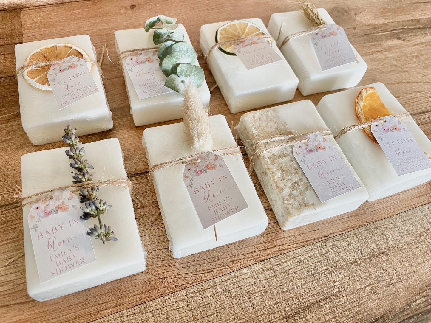 baby in bloom baby shower favors