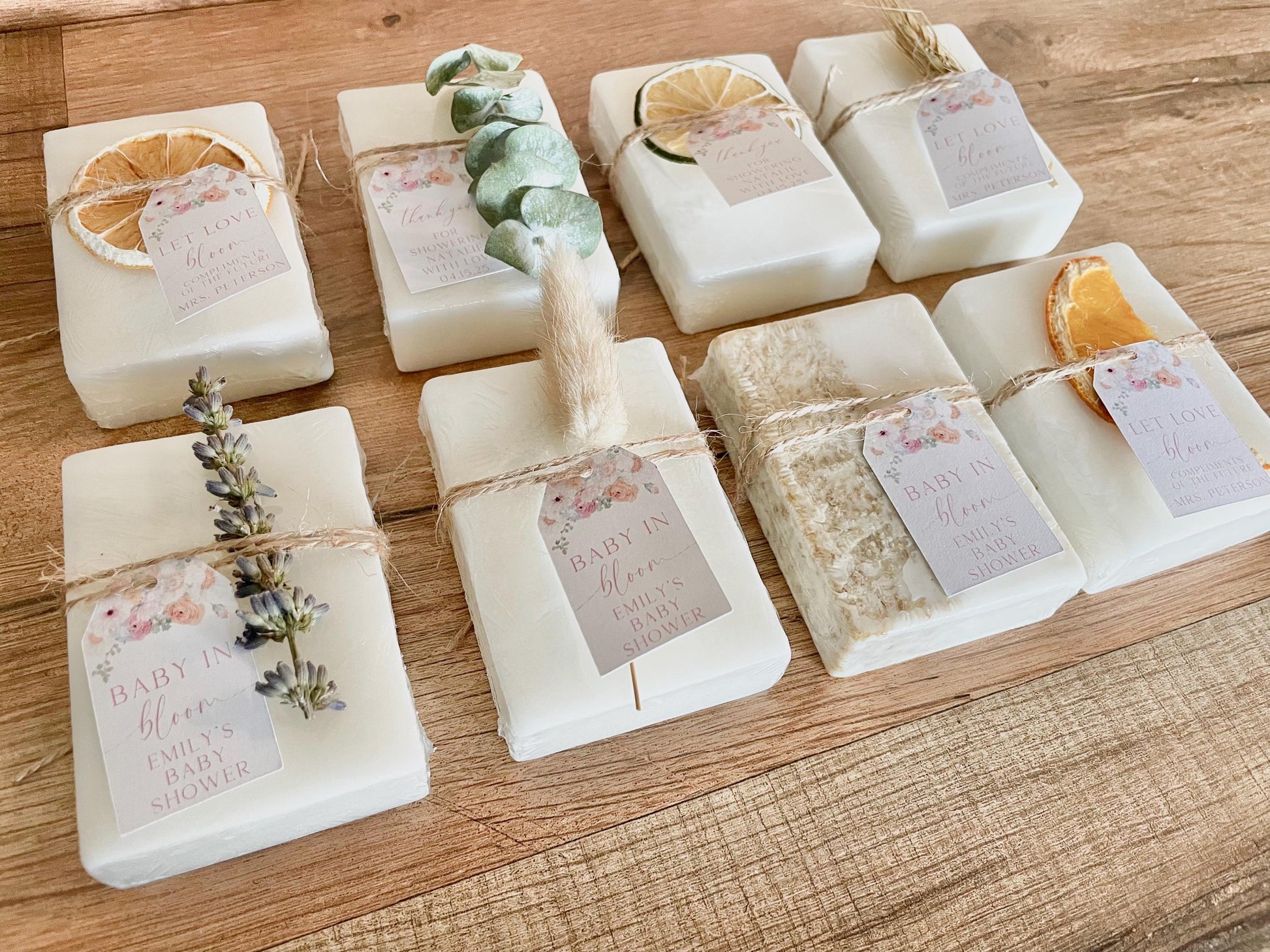 baby in bloom baby shower favors