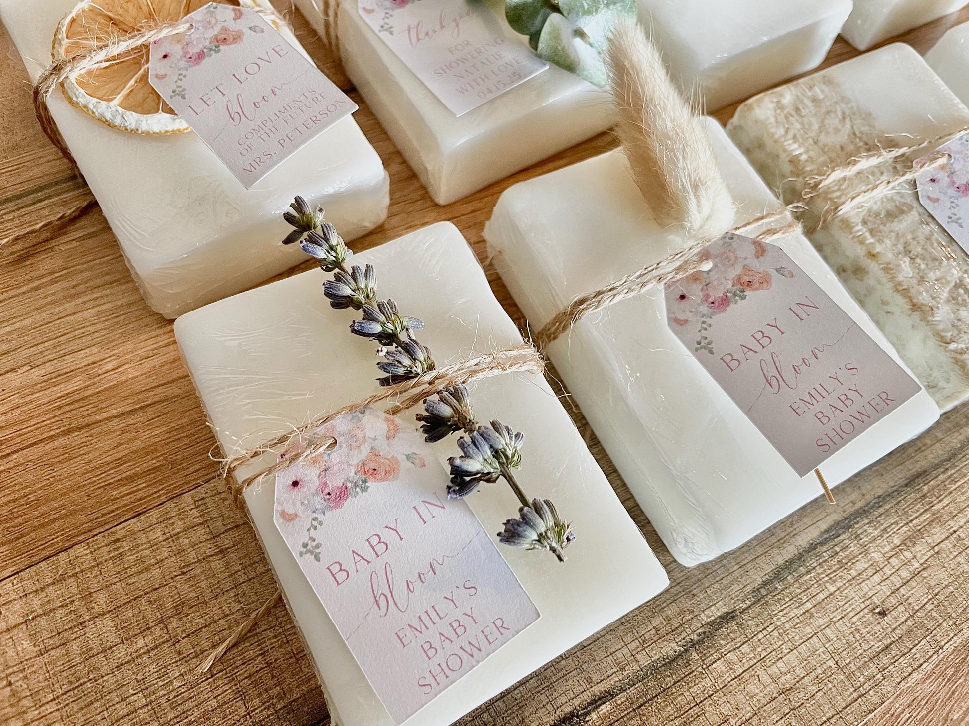 baby in bloom baby shower favors