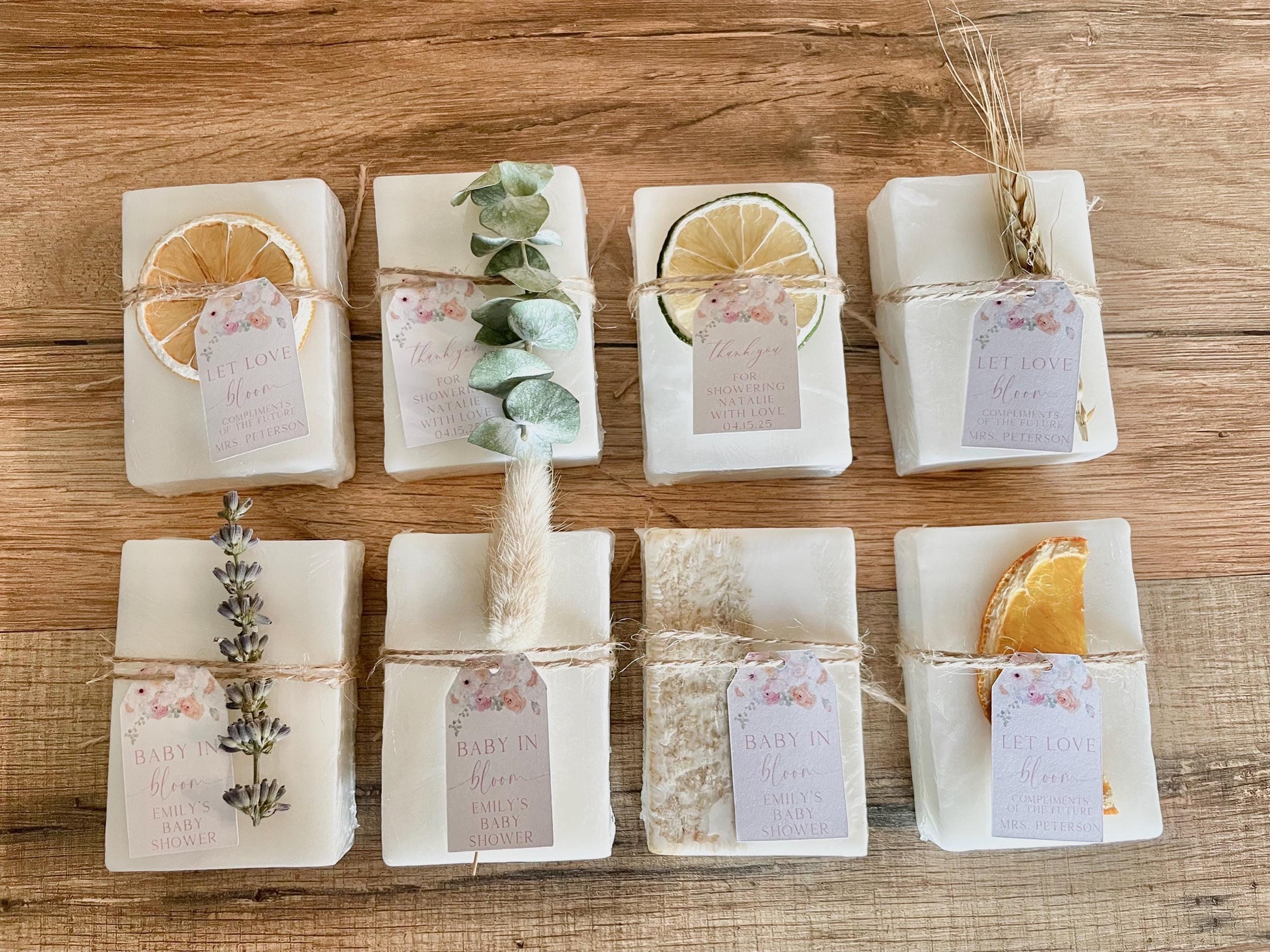 baby in bloom baby shower favors