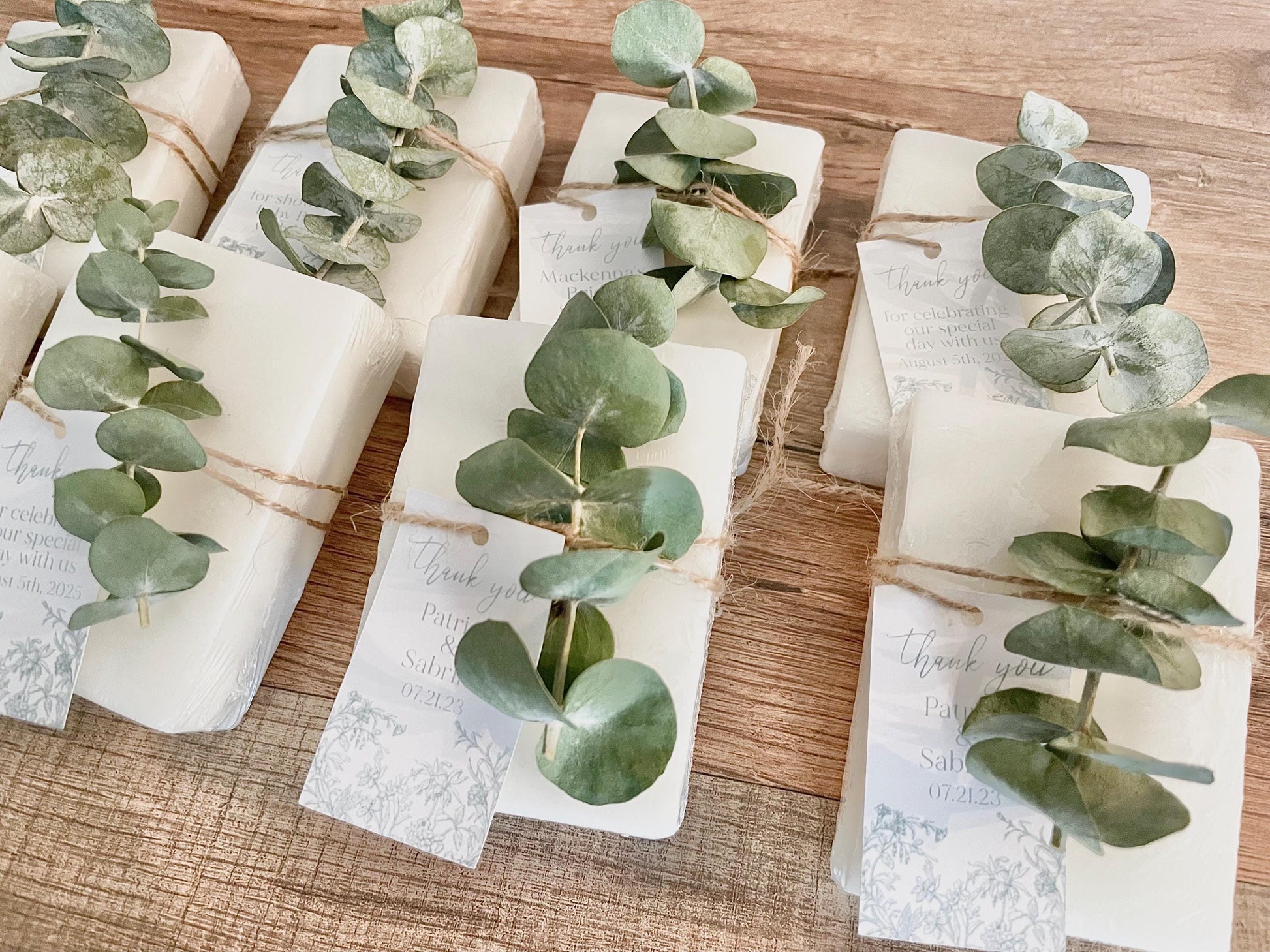 Handmade Soap Favors for Bridal Shower with Personalized Tag, Personalized Wedding Favors, Custom Soap Favors for Baby Shower