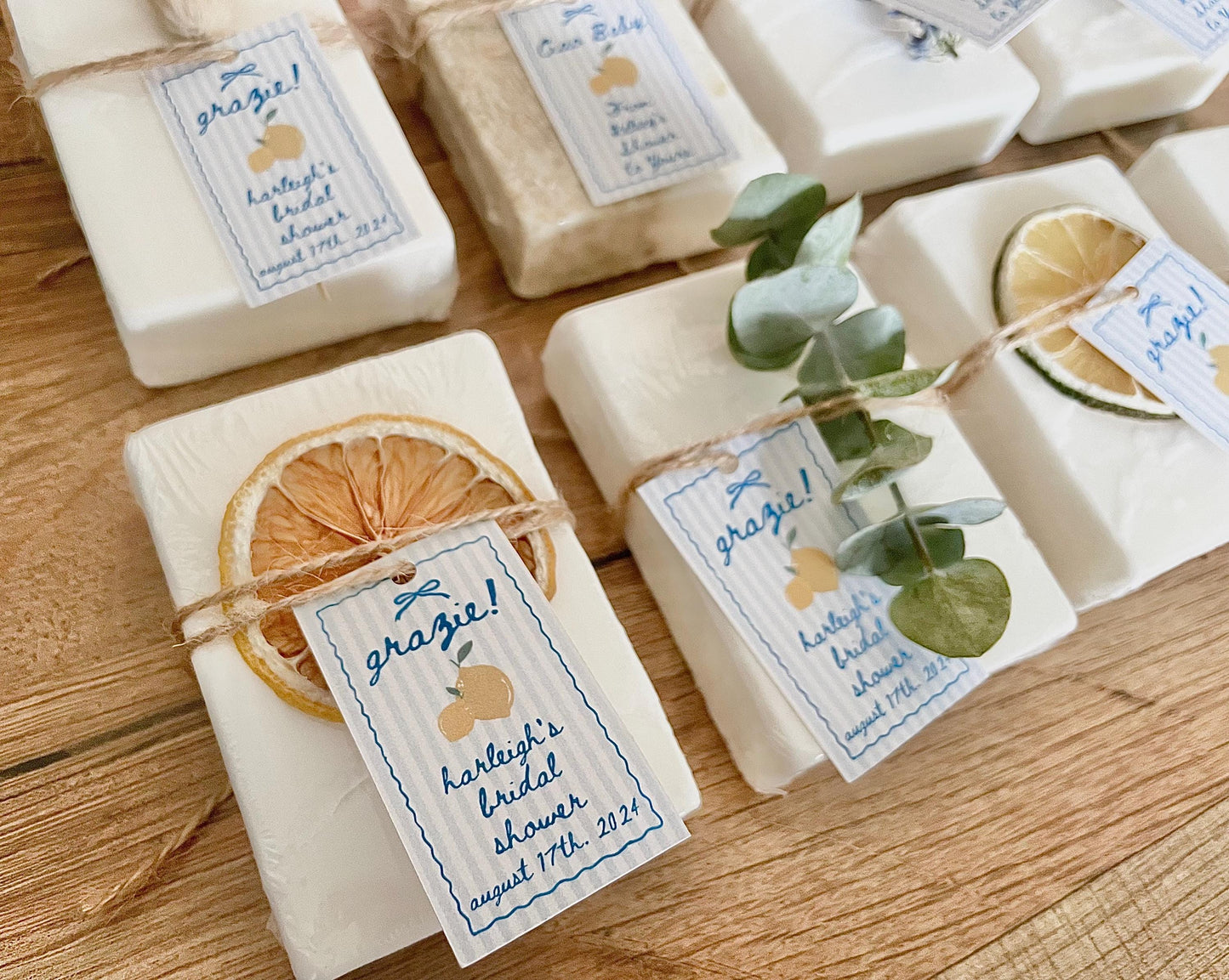 lemon baby shower favors