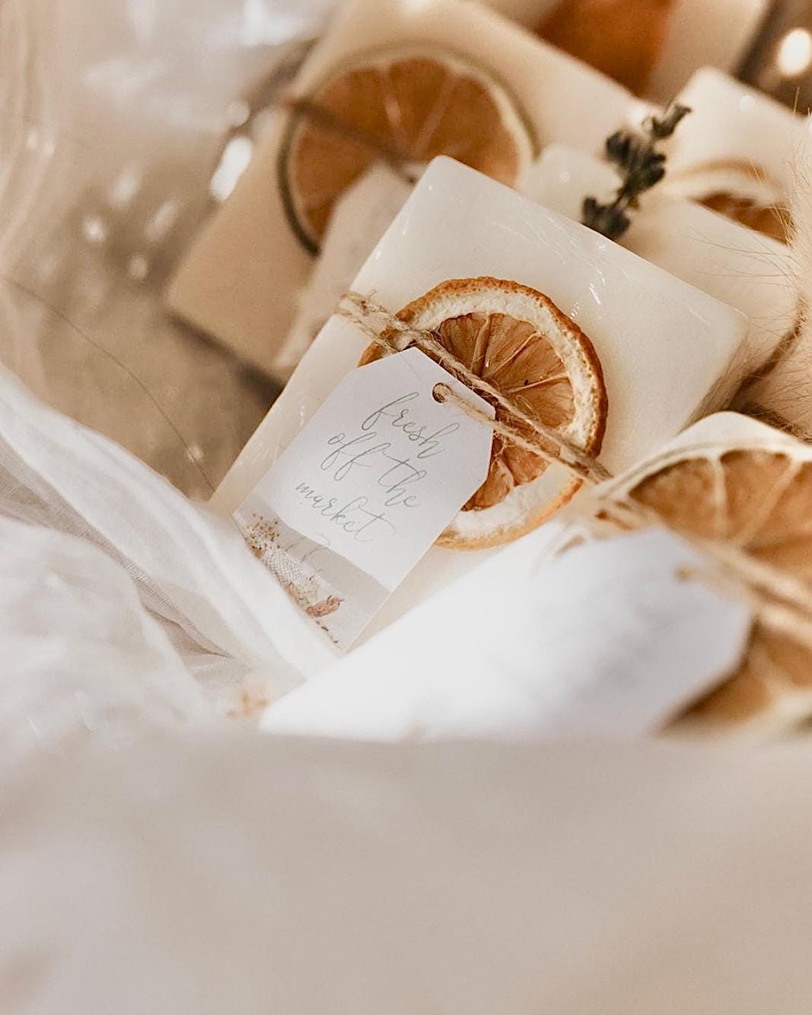 Locally Grown or Fresh Off the Market Soap Favors – Handmade Farmers Market Shower Gift