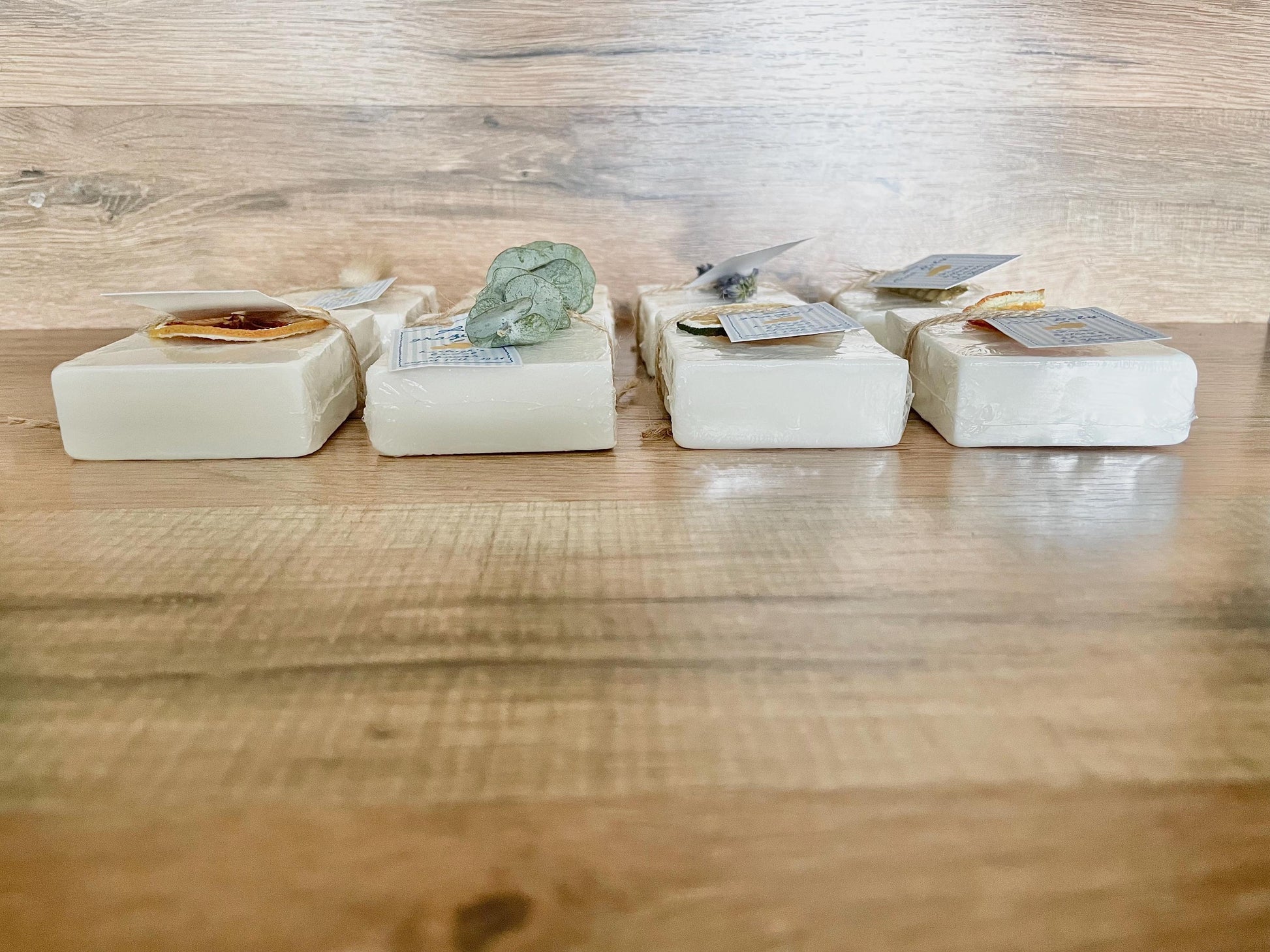 handmade bars of soap for baby shower favors